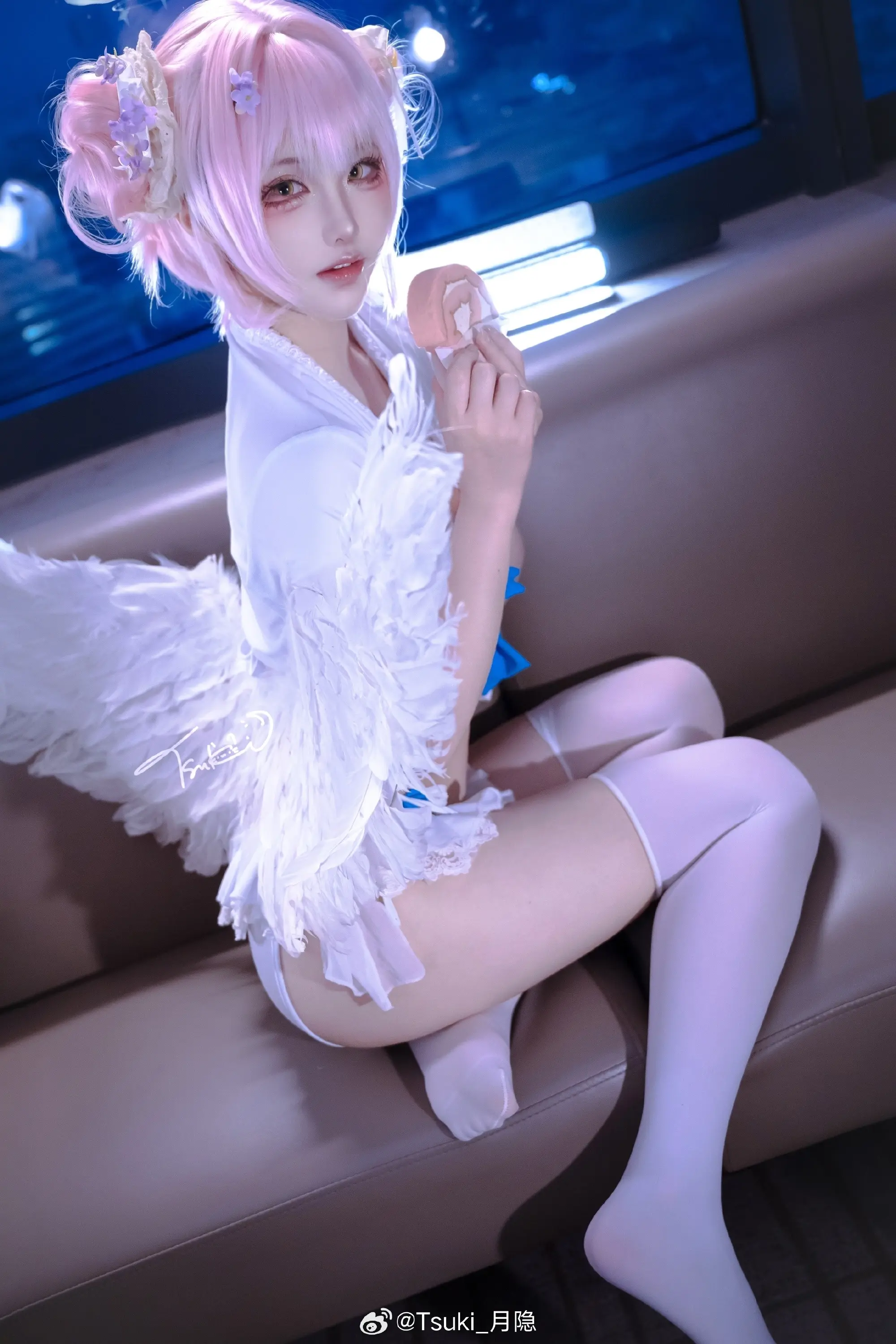 动漫Coser@Tsuki_月隐 圣园未花-公众号小姨ai