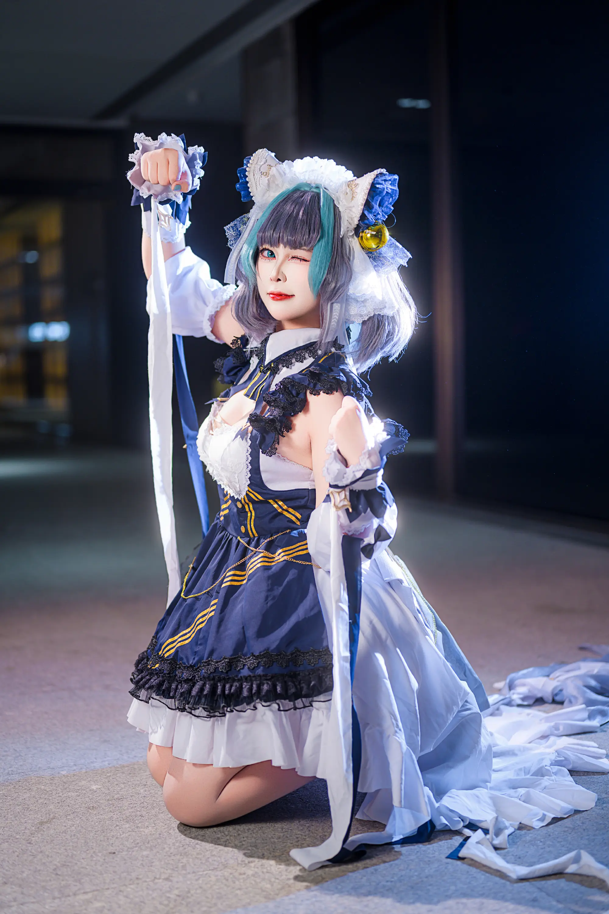 cosplay 碧蓝航线 柴郡cos@阿铭-公众号小姨ai