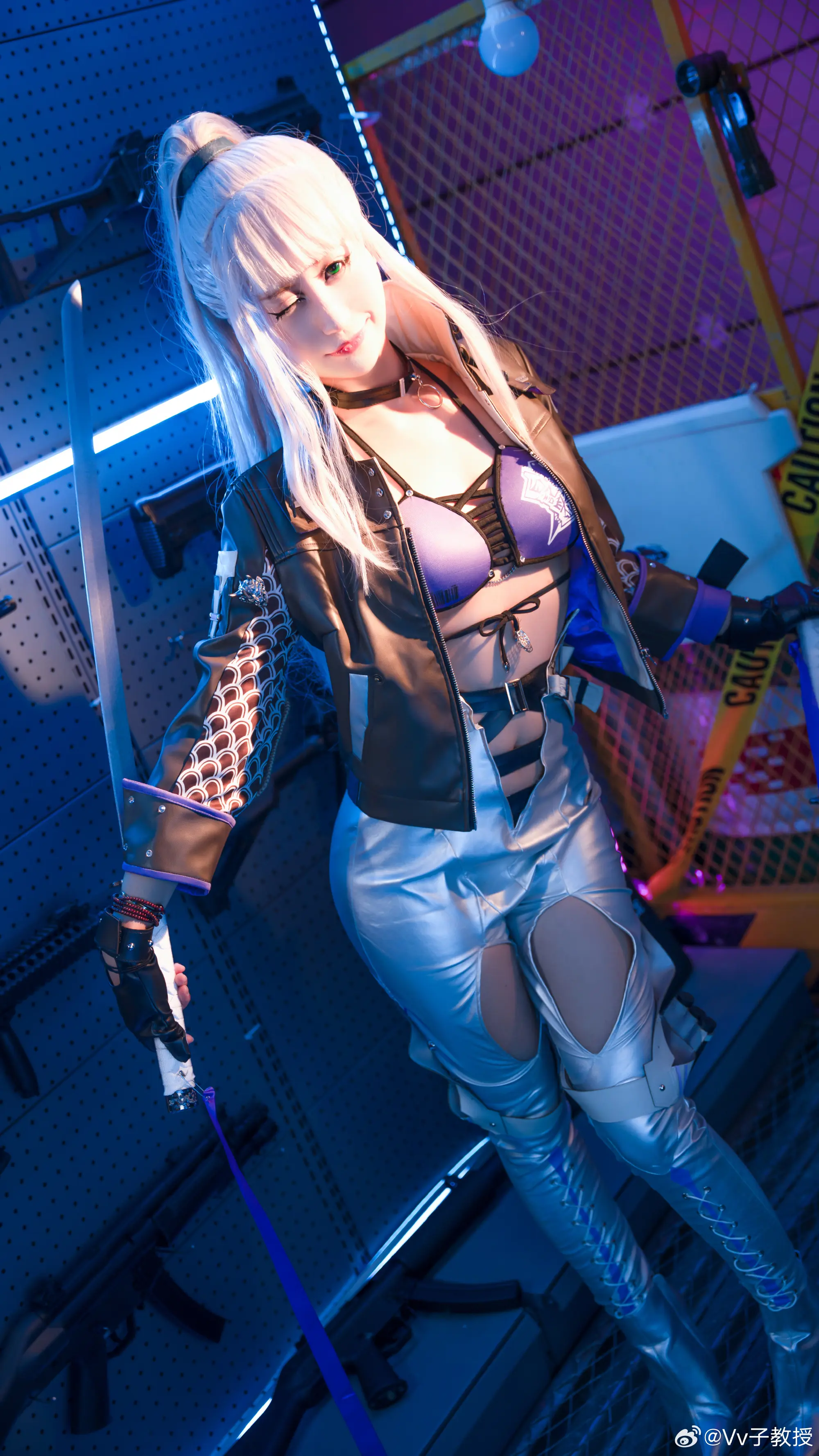 无期迷途 白记实业 MBCC-S-027 禁闭者 白逸 cos@Vv子教授-公众号小姨ai