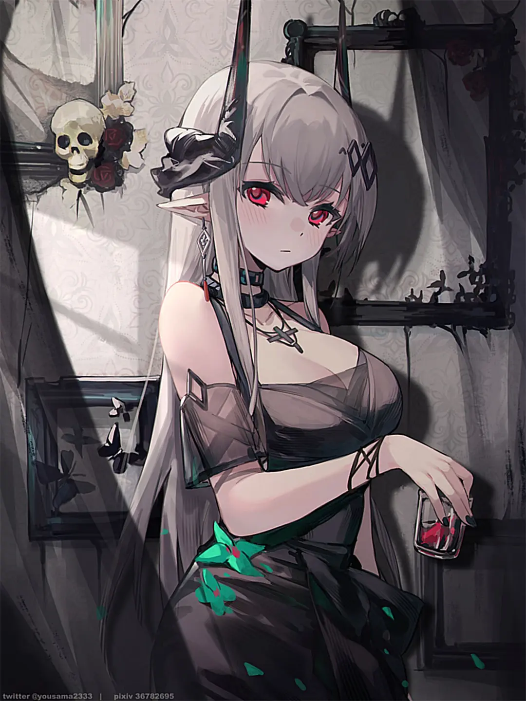 【插画美图】现在我只是罗德岛的干员，我服从您的指挥。明日方舟 泥岩插画壁纸特辑 P站美图-第2张