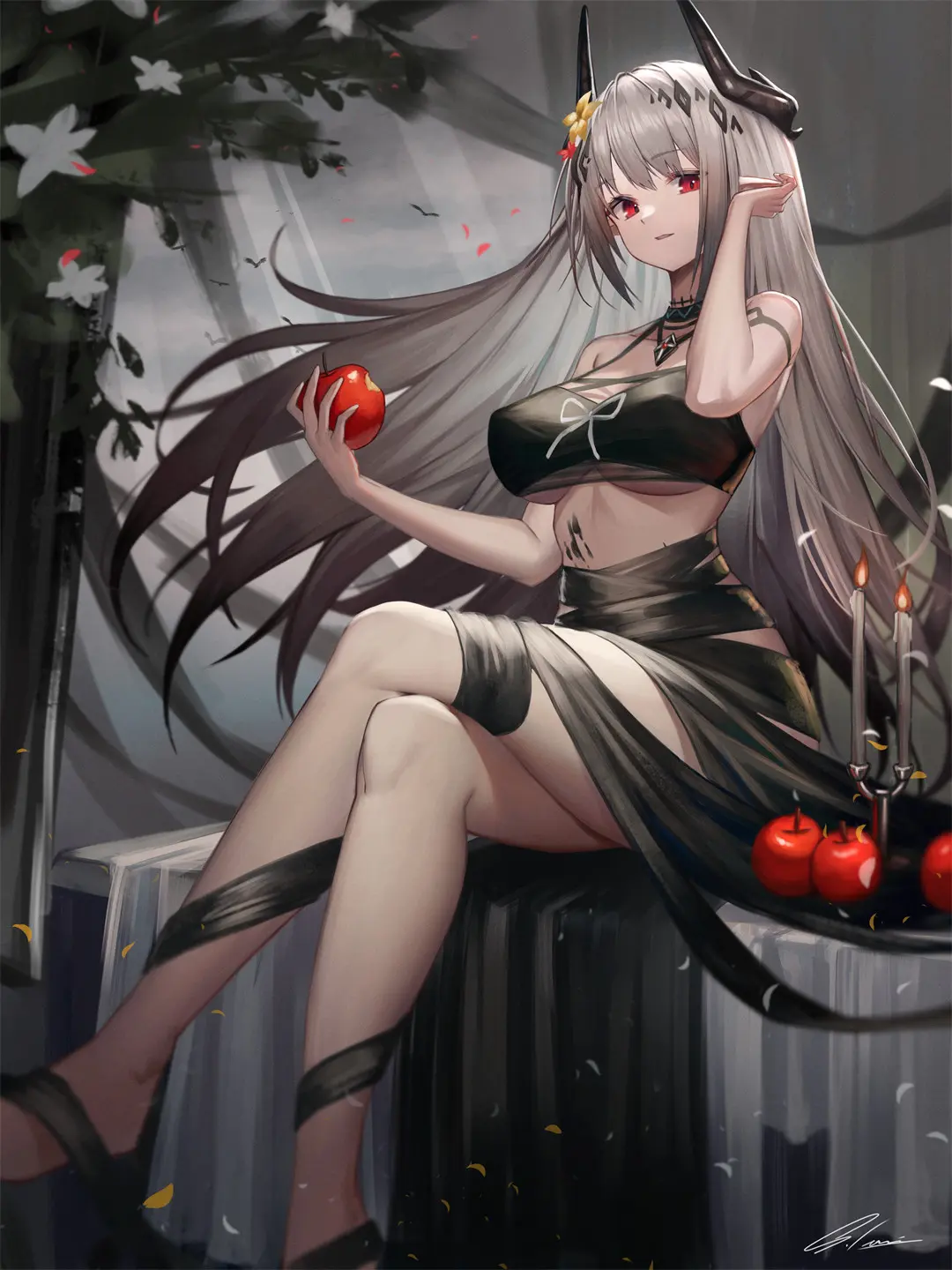 【插画美图】现在我只是罗德岛的干员，我服从您的指挥。明日方舟 泥岩插画壁纸特辑 P站美图-第6张