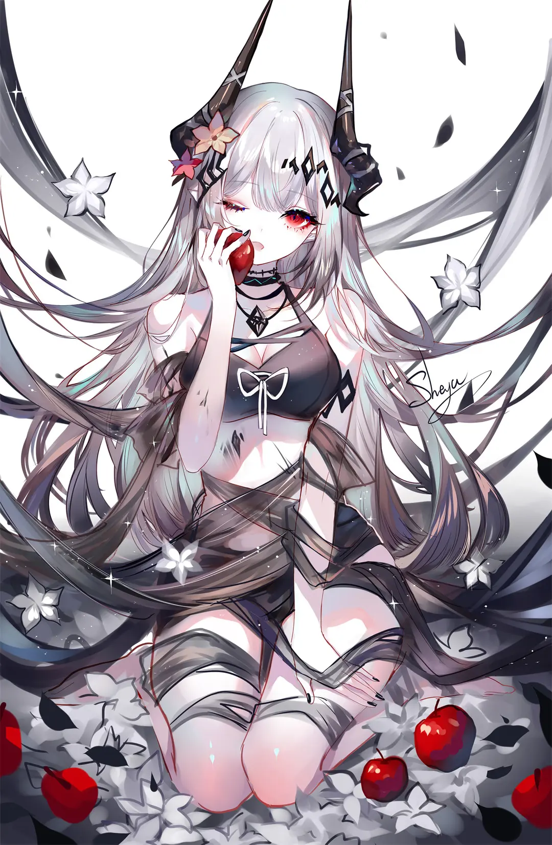 【插画美图】现在我只是罗德岛的干员，我服从您的指挥。明日方舟 泥岩插画壁纸特辑 P站美图-第7张