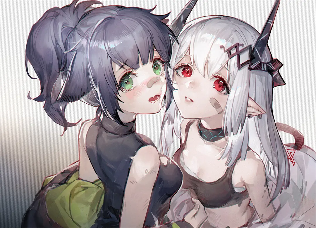 【插画美图】现在我只是罗德岛的干员，我服从您的指挥。明日方舟 泥岩插画壁纸特辑 P站美图-第15张