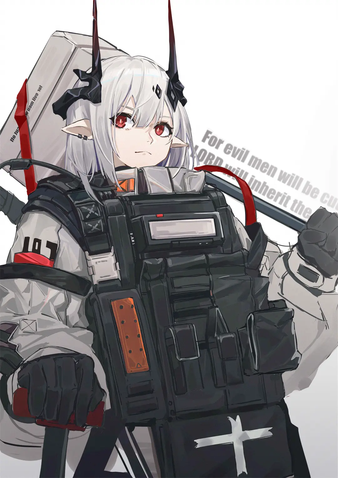 【插画美图】现在我只是罗德岛的干员，我服从您的指挥。明日方舟 泥岩插画壁纸特辑 P站美图-第16张