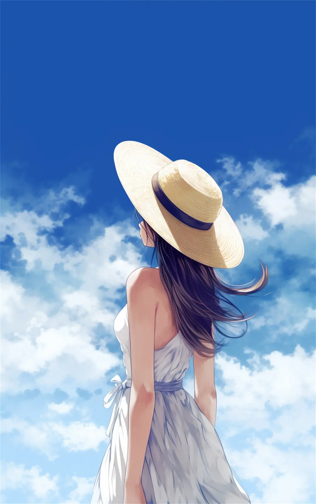 風を感じる夏の日 手机壁纸@あい-公众号小姨ai