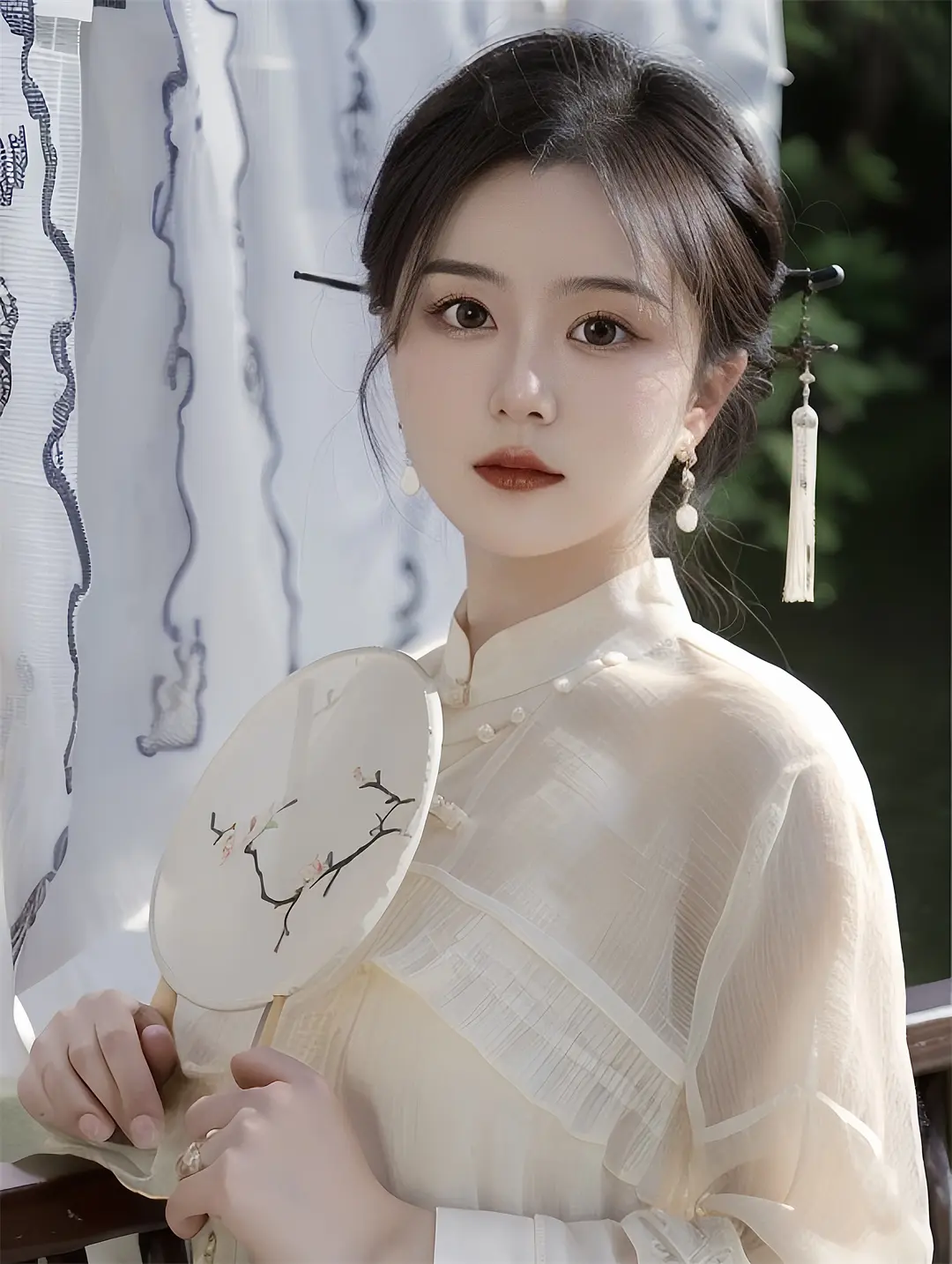 美女壁纸 | 爱意深锁城外 苦等伊人归 壁纸-第4张