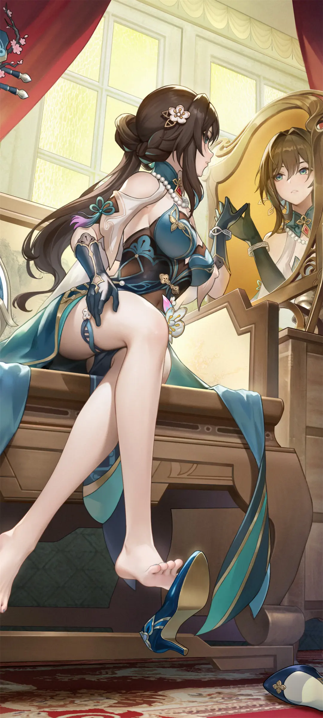 【动漫壁纸】崩坏：星穹铁道 阮梅 原神 萤 碧蓝档案 圣园弥香 插画美图推荐 P站美图-第5张