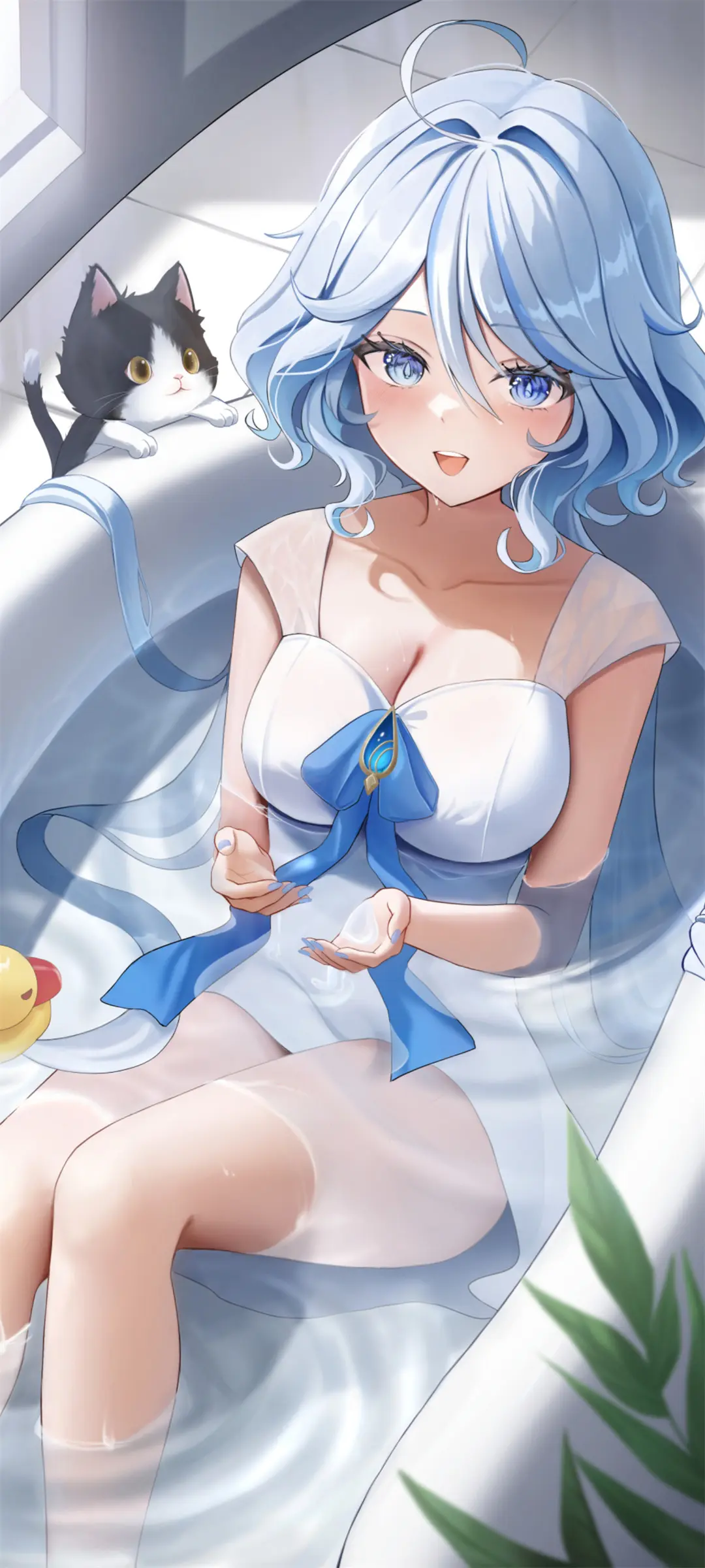 动漫壁纸 | 大海的呼啸声淹没了离别时的黄昏 P站美图-第7张