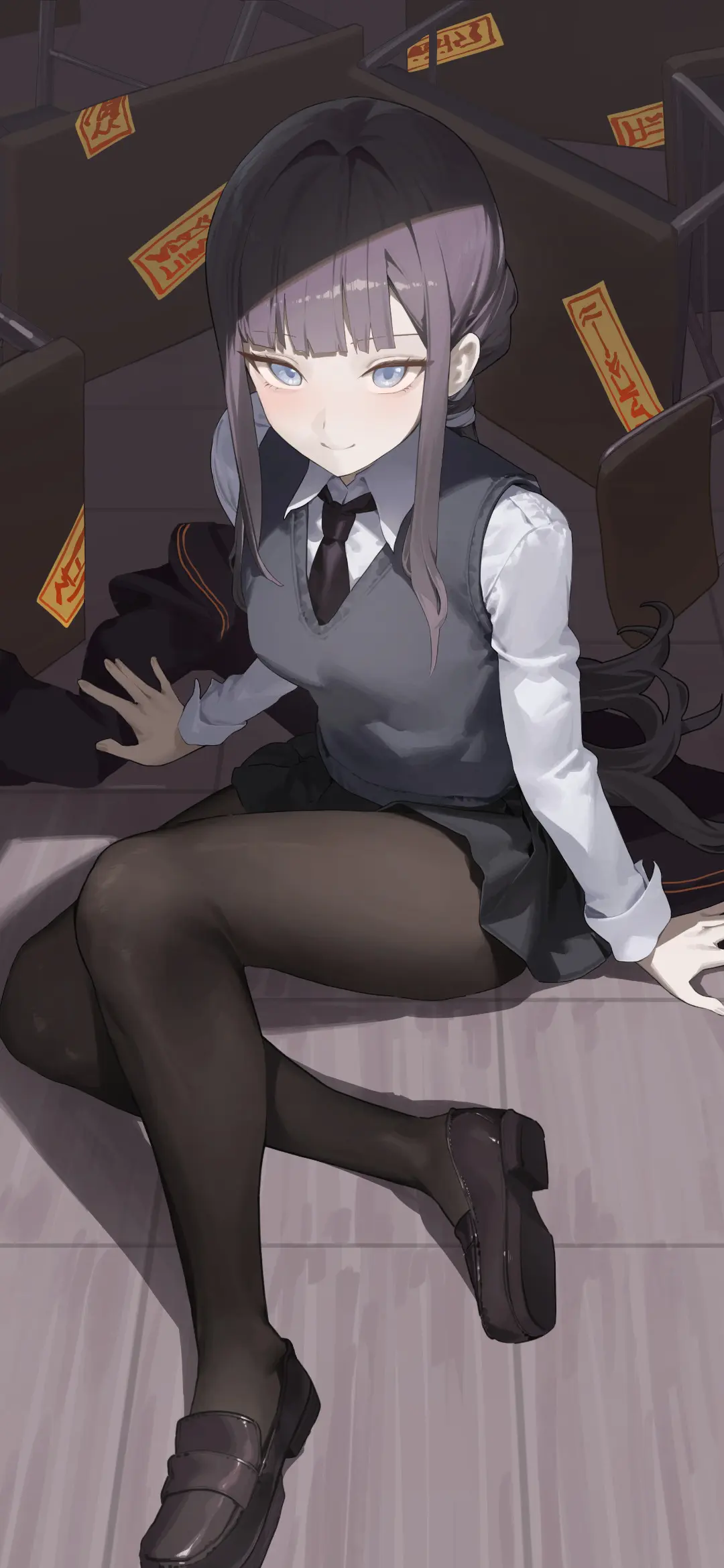 【动漫壁纸】爆爆 原神 八重神子 芙宁娜 申鹤 崩坏 符玄 JK制服 插画推荐 壁纸-第5张