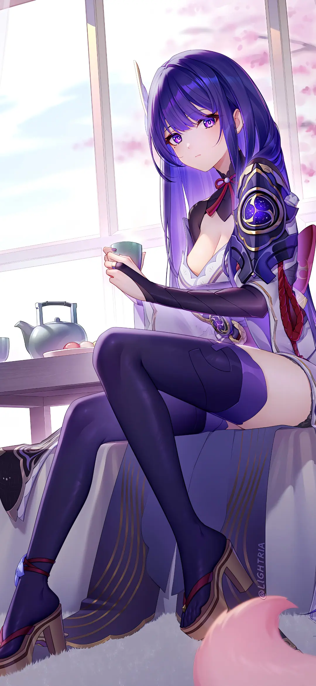 【动漫壁纸】爆爆 原神 八重神子 芙宁娜 申鹤 崩坏 符玄 JK制服 插画推荐-公众号小姨ai