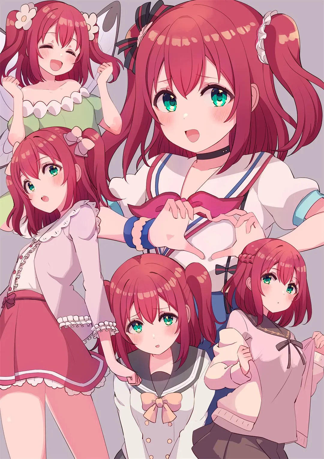 【动漫壁纸】原神 萤 胡桃 虚拟主播 雪花拉米 初音未来 美图推荐-公众号小姨ai