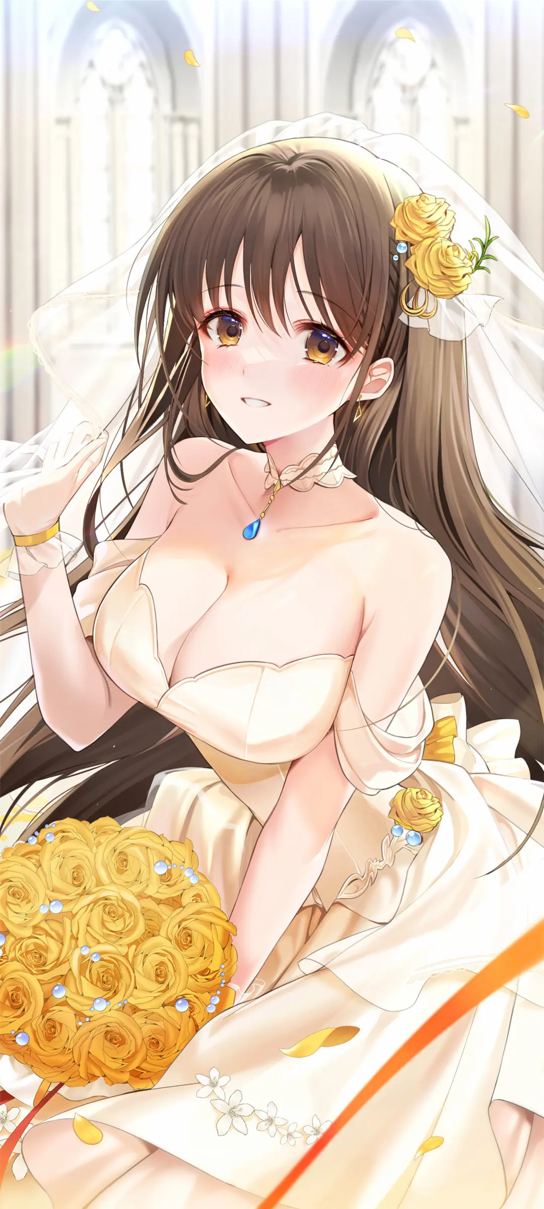 【动漫壁纸】碧蓝航线 粉毛圣园弥香 崩坏 托帕 三月七 原神胡桃 美图推荐 壁纸-第2张