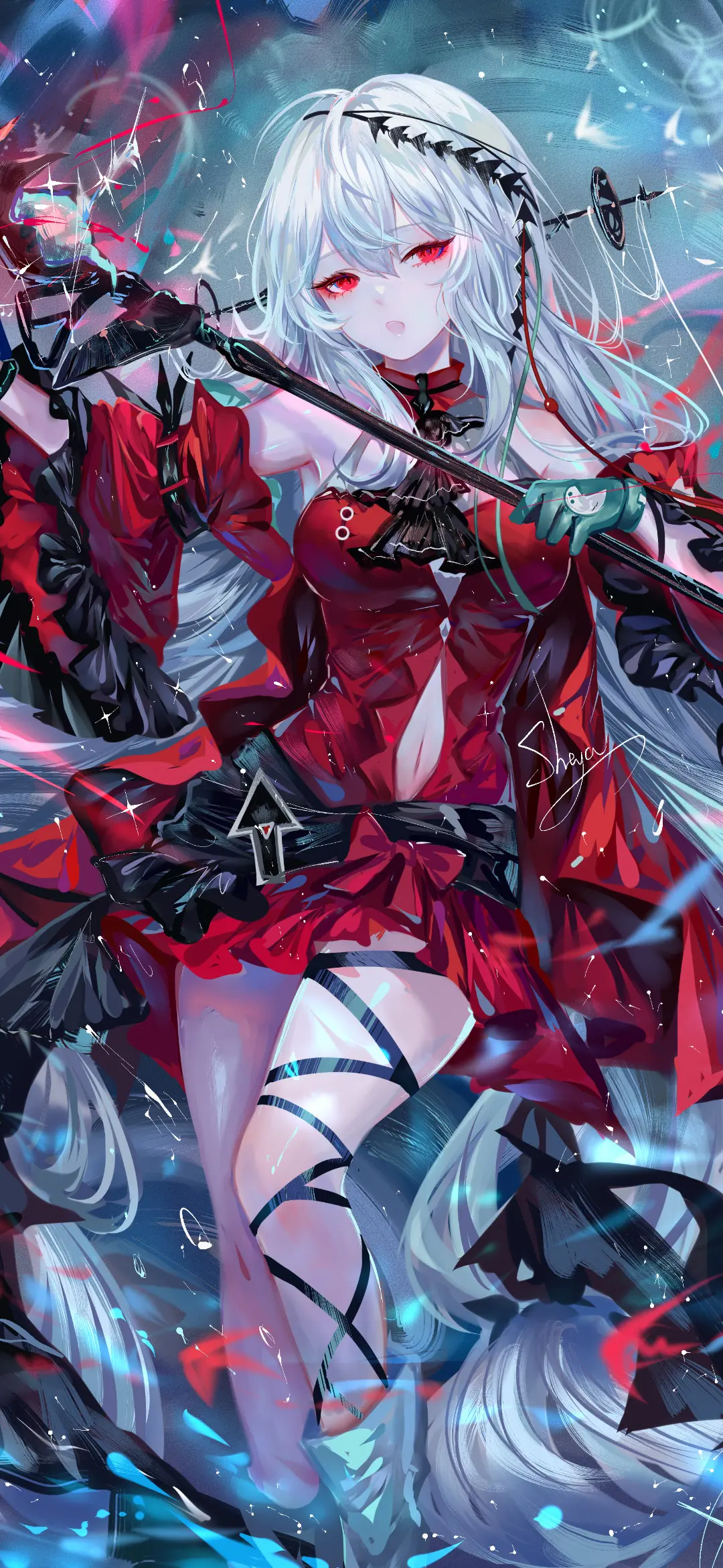 【动漫壁纸】明日方舟 浊心斯卡蒂 碧蓝档案 砂狼 飞鸟马时 崩坏 阮梅 美图推荐 壁纸-第6张