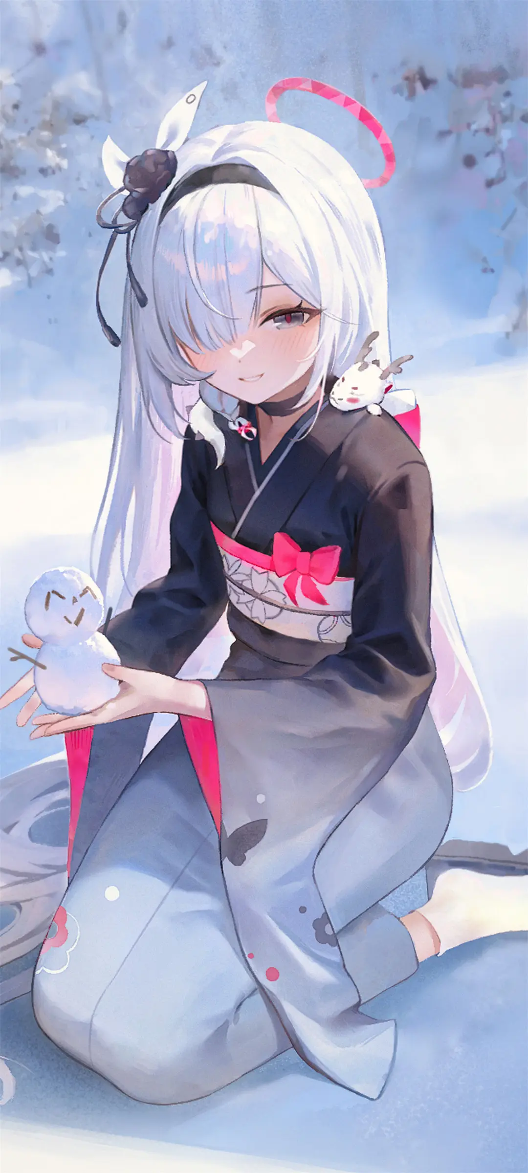 【动漫壁纸】明日方舟 兽耳安洁莉娜 崩坏 符玄 景元 原神 申鹤 冬风又起残杯冷 壁纸-第2张