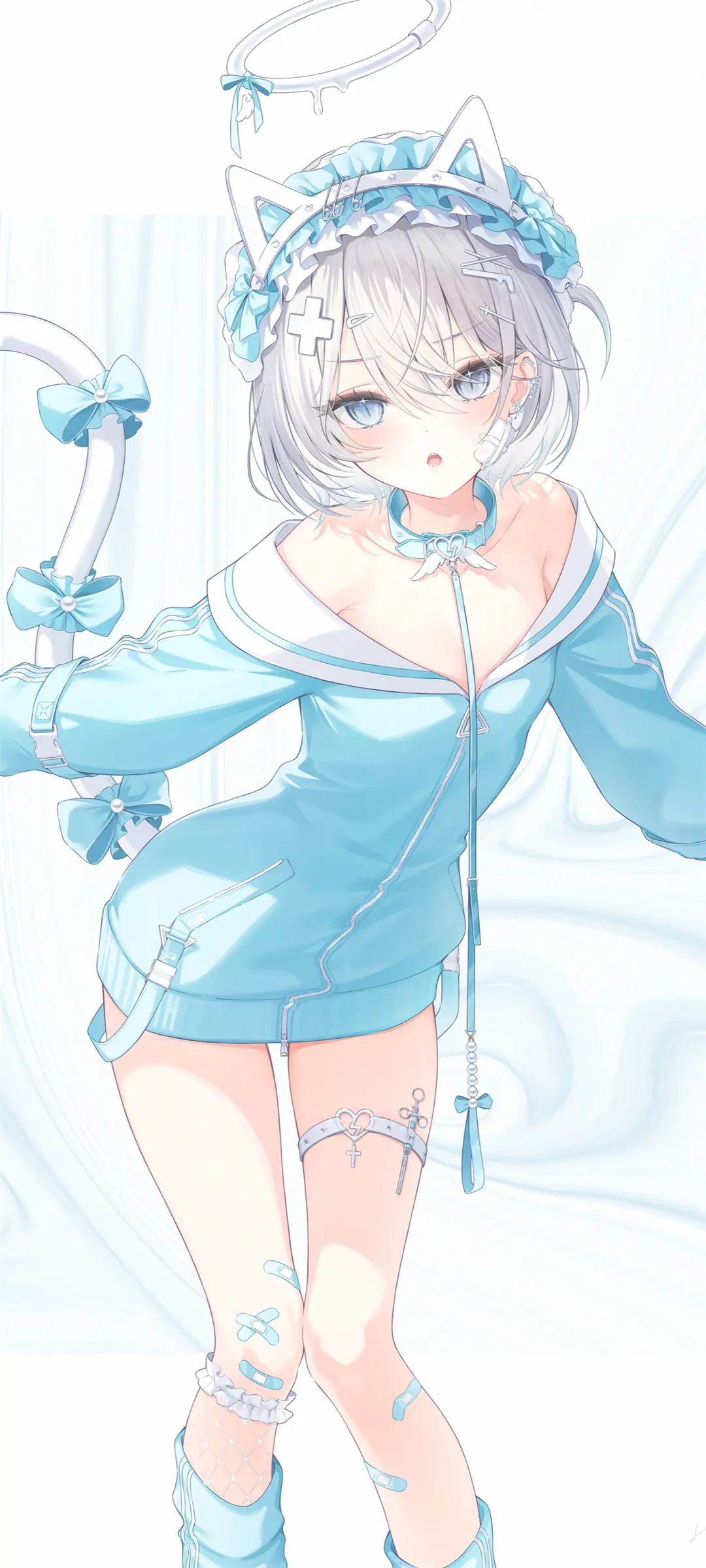 【动漫壁纸】明日方舟 兽耳安洁莉娜 崩坏 符玄 景元 原神 申鹤 冬风又起残杯冷 壁纸-第7张