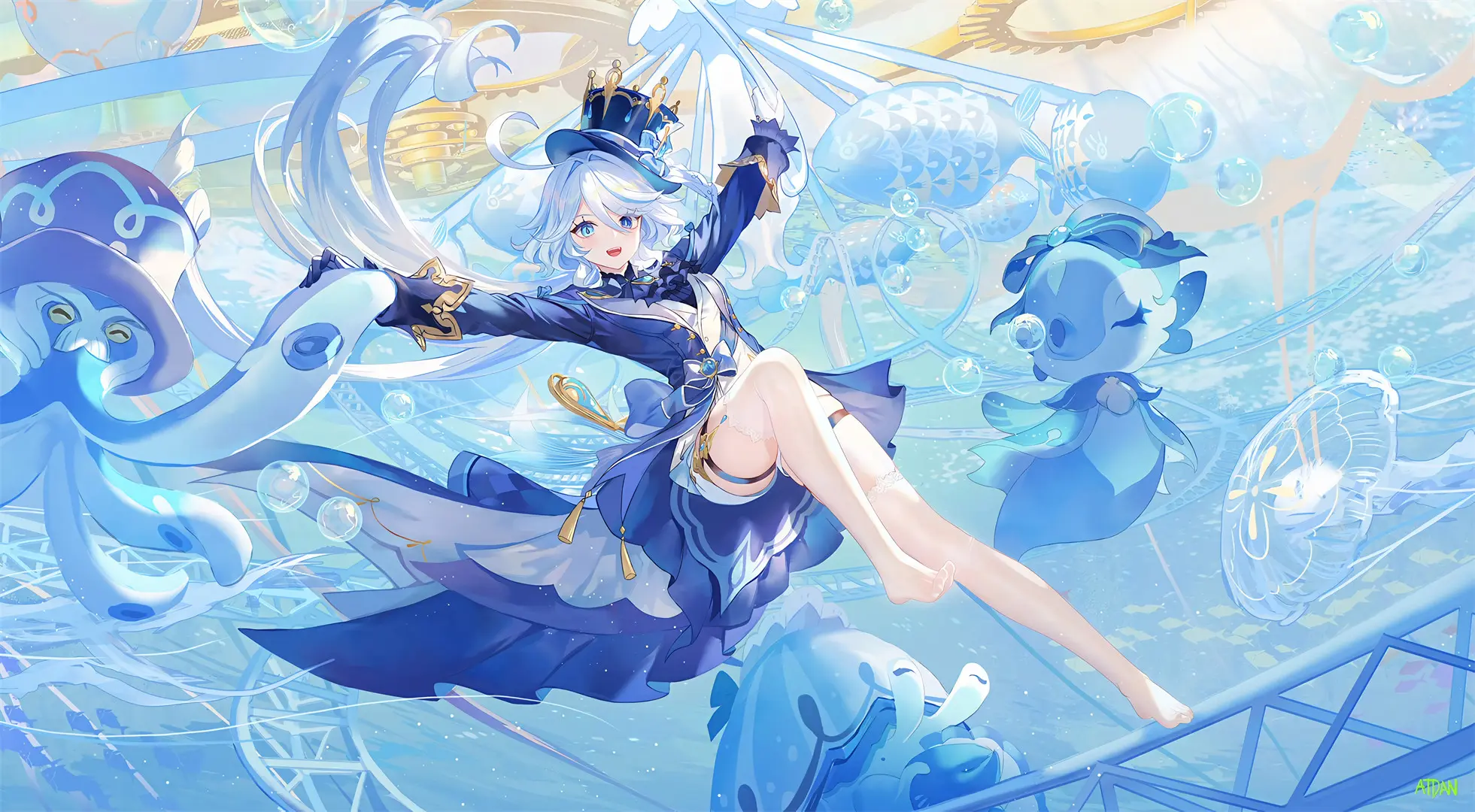 【动漫壁纸】明日香 制服少女 MIKU 芙宁娜 原来爱越重越难懂 壁纸-第18张