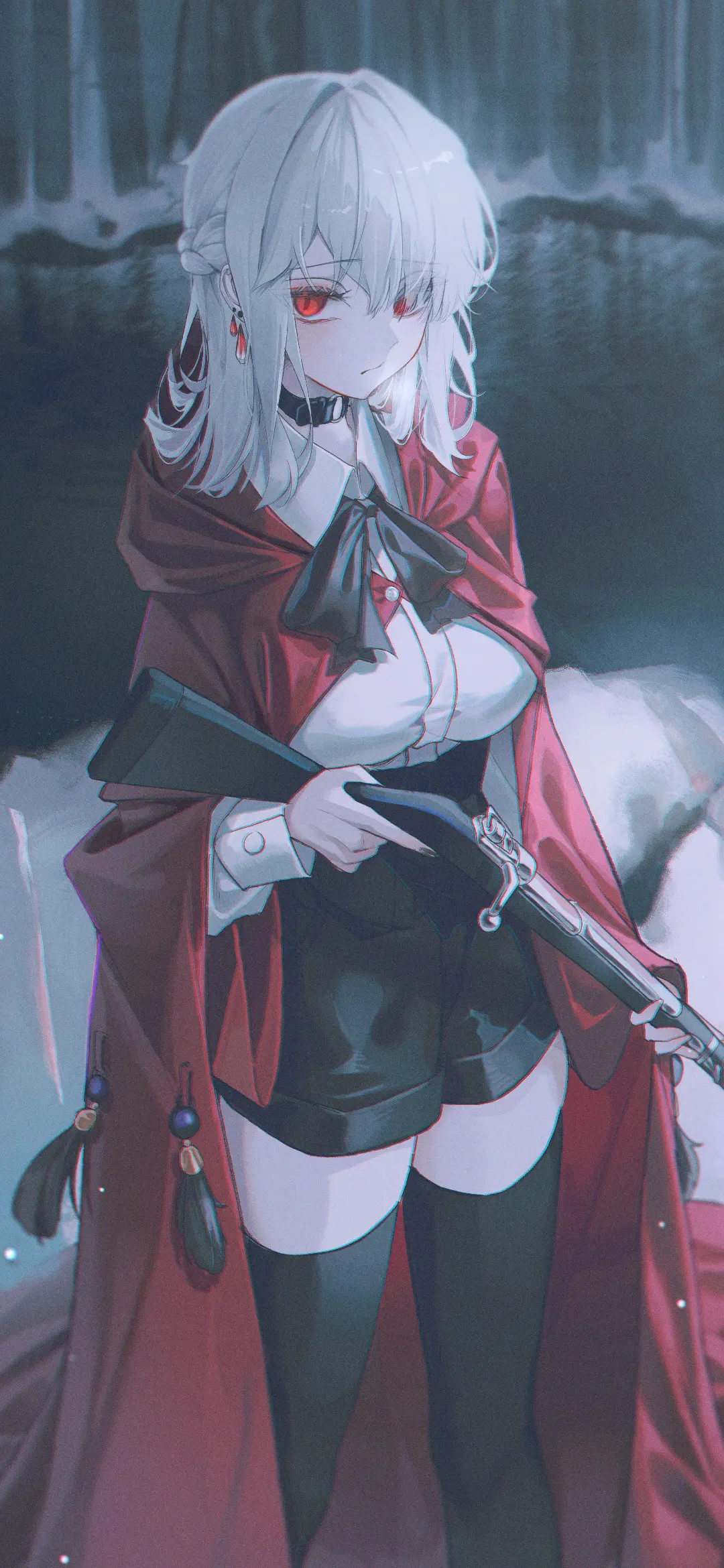 【动漫壁纸】崩坏：星穹铁道 卡芙卡  JK制服 才知失恋仿佛踏过生与死 壁纸-第2张