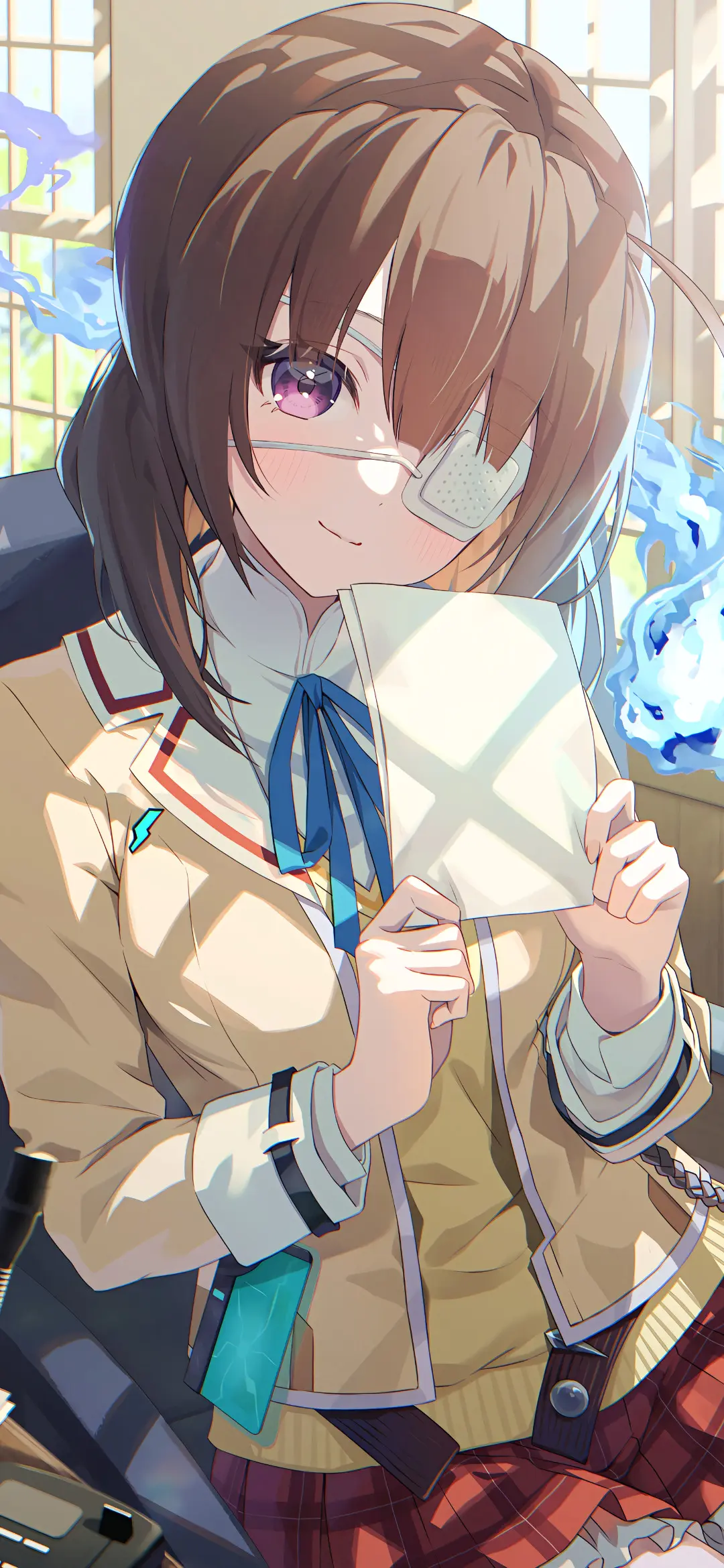 【动漫壁纸】崩坏：星穹铁道 卡芙卡  JK制服 才知失恋仿佛踏过生与死 壁纸-第4张