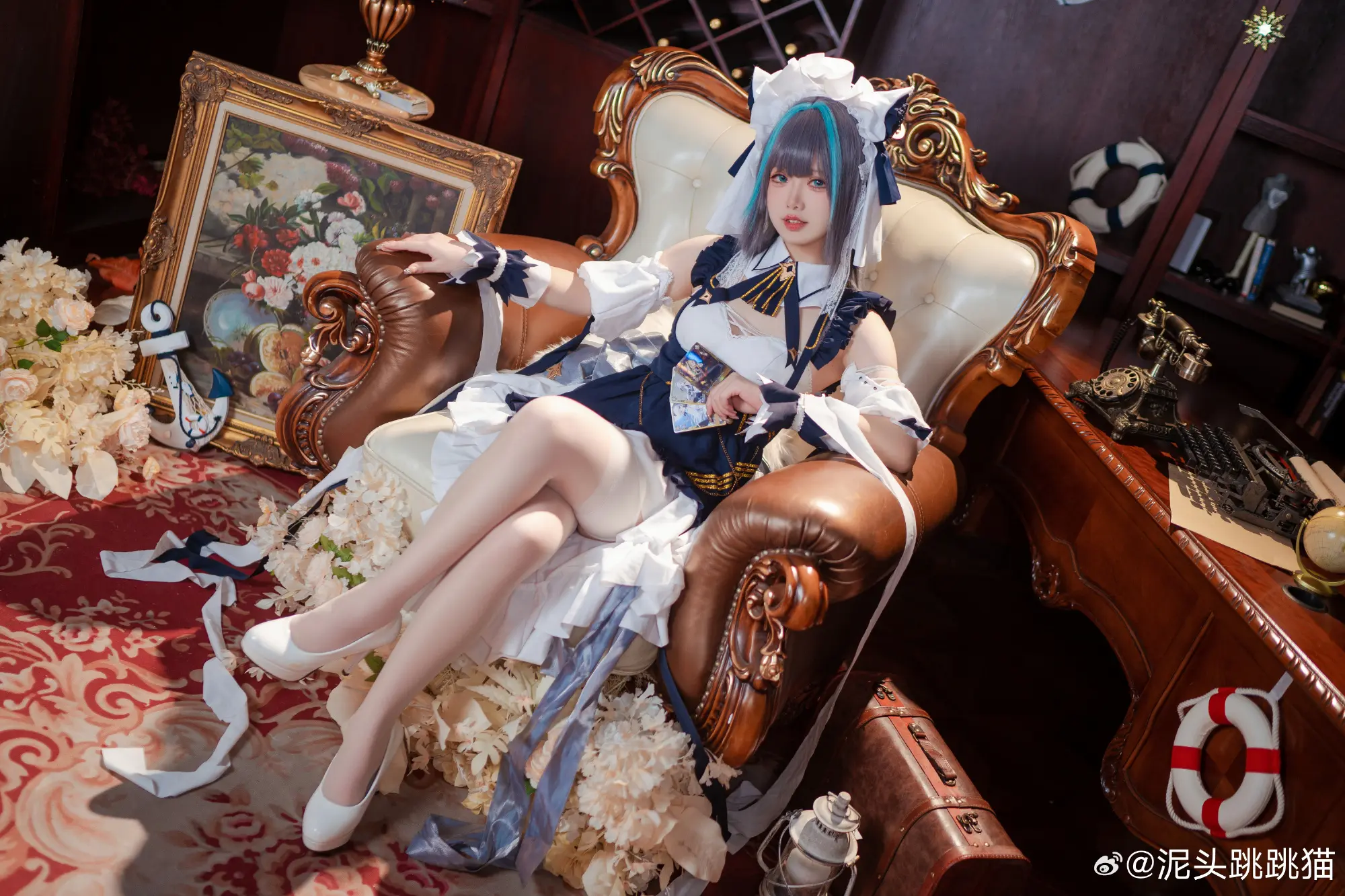 亲爱的，嘿！这是今天份的爱的拥抱哦～ 碧蓝航线@泥头跳跳猫 COSPLAY-第4张