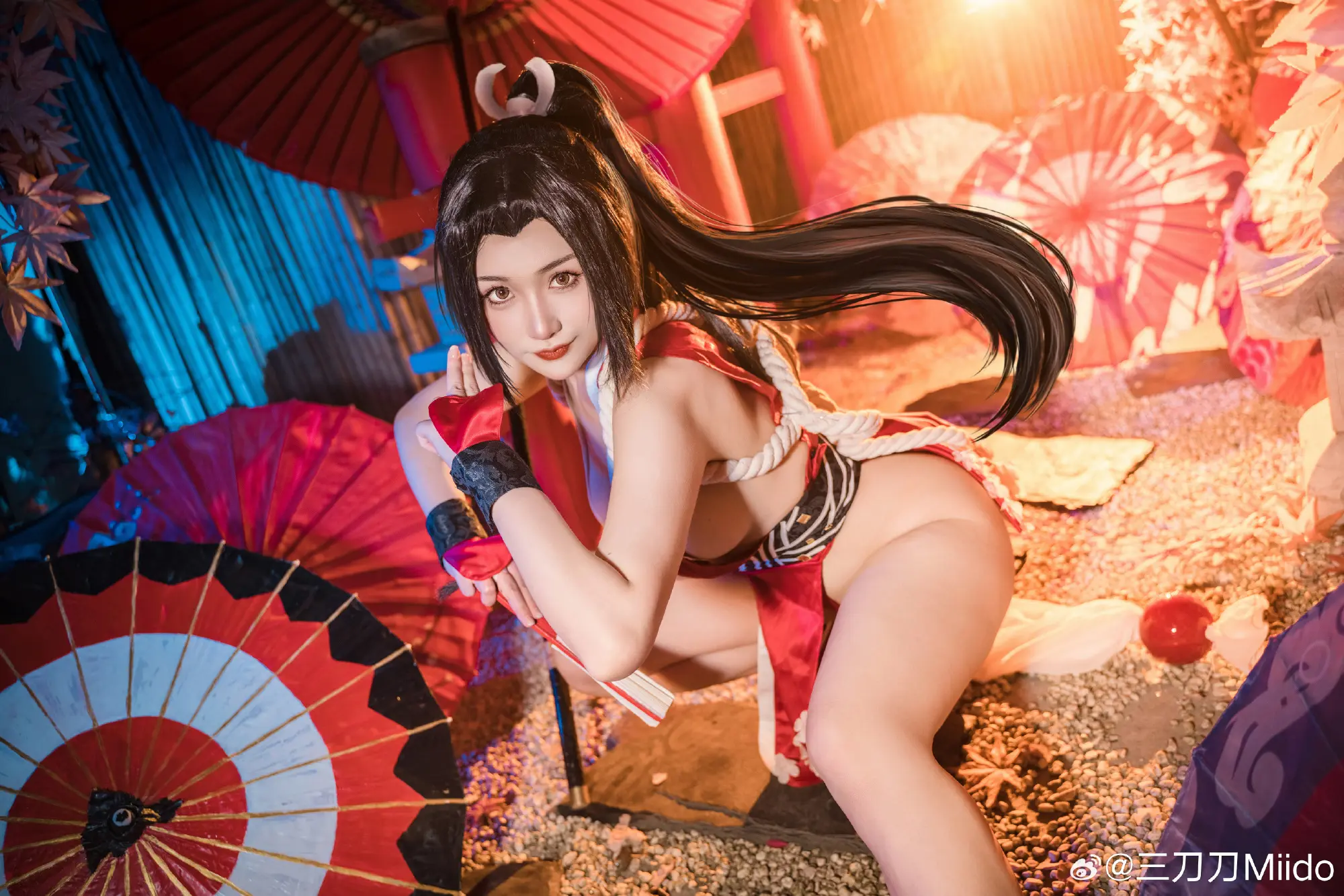 cosplay 不知火舞经典皮肤，初代女忍者参上！ 不知火舞@三刀刀Miido COSPLAY-第10张