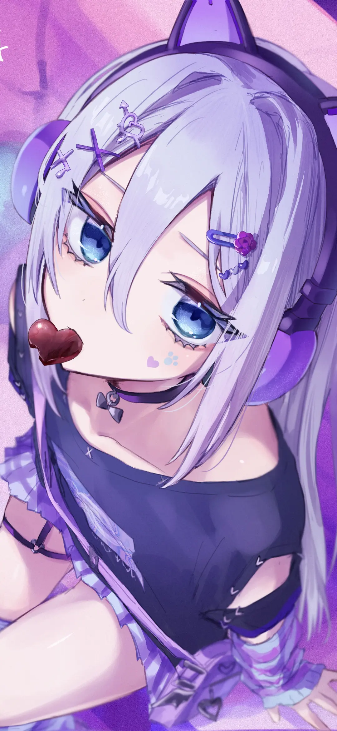【动漫壁纸】粉毛兽耳少女 原神 八重神子 明日方舟 斯卡蒂 深夜里想着你心乱如麻 壁纸-第5张