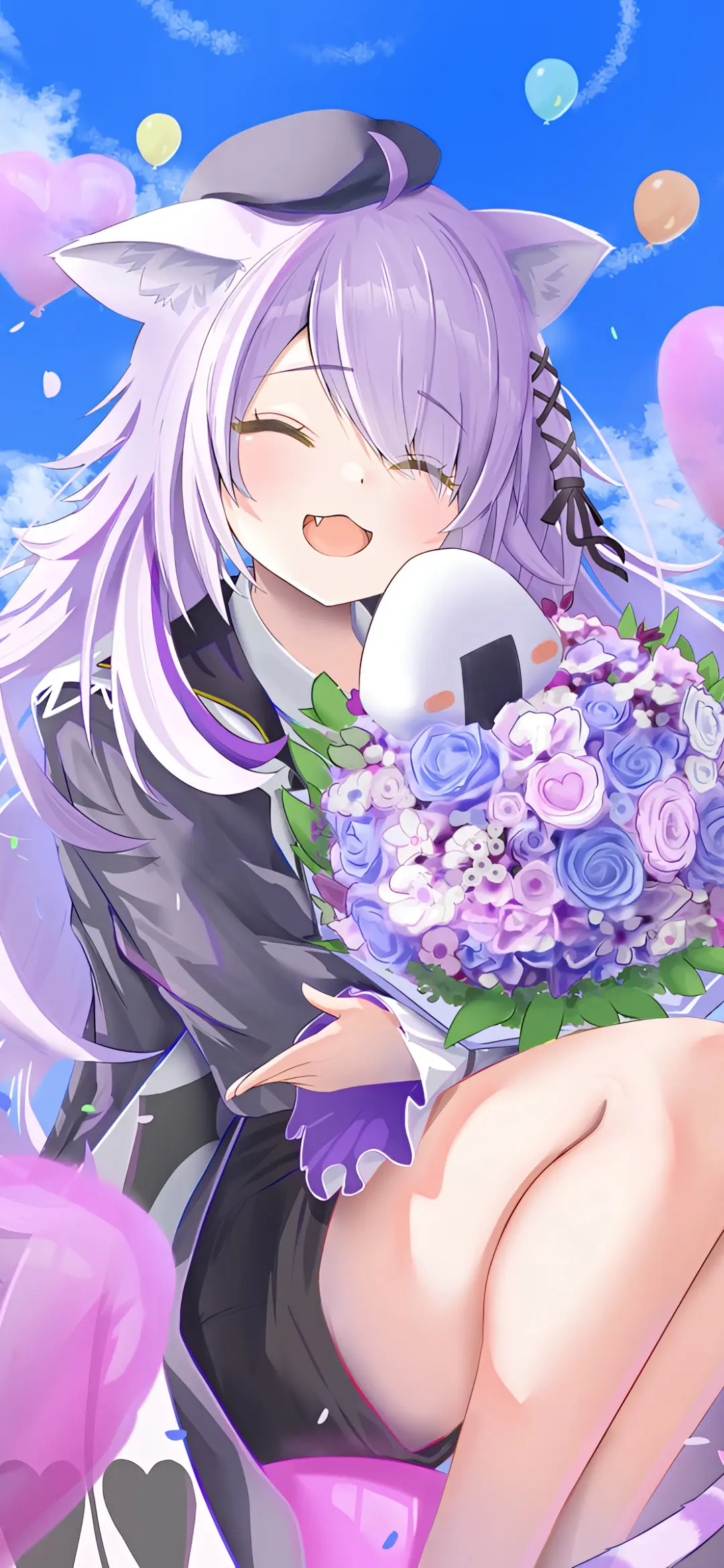 【动漫壁纸】粉毛兽耳少女 原神 八重神子 明日方舟 斯卡蒂 深夜里想着你心乱如麻 壁纸-第14张