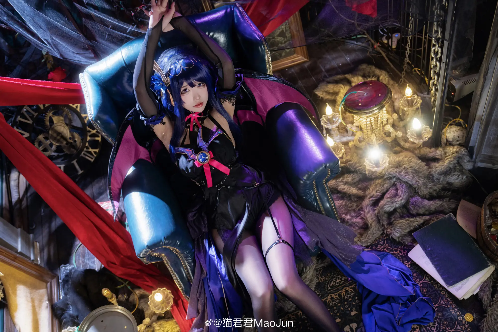 cosplay 啊～是你召唤的魅魔嘛？原神 雷电将军@猫君君MaoJun COSPLAY-第5张