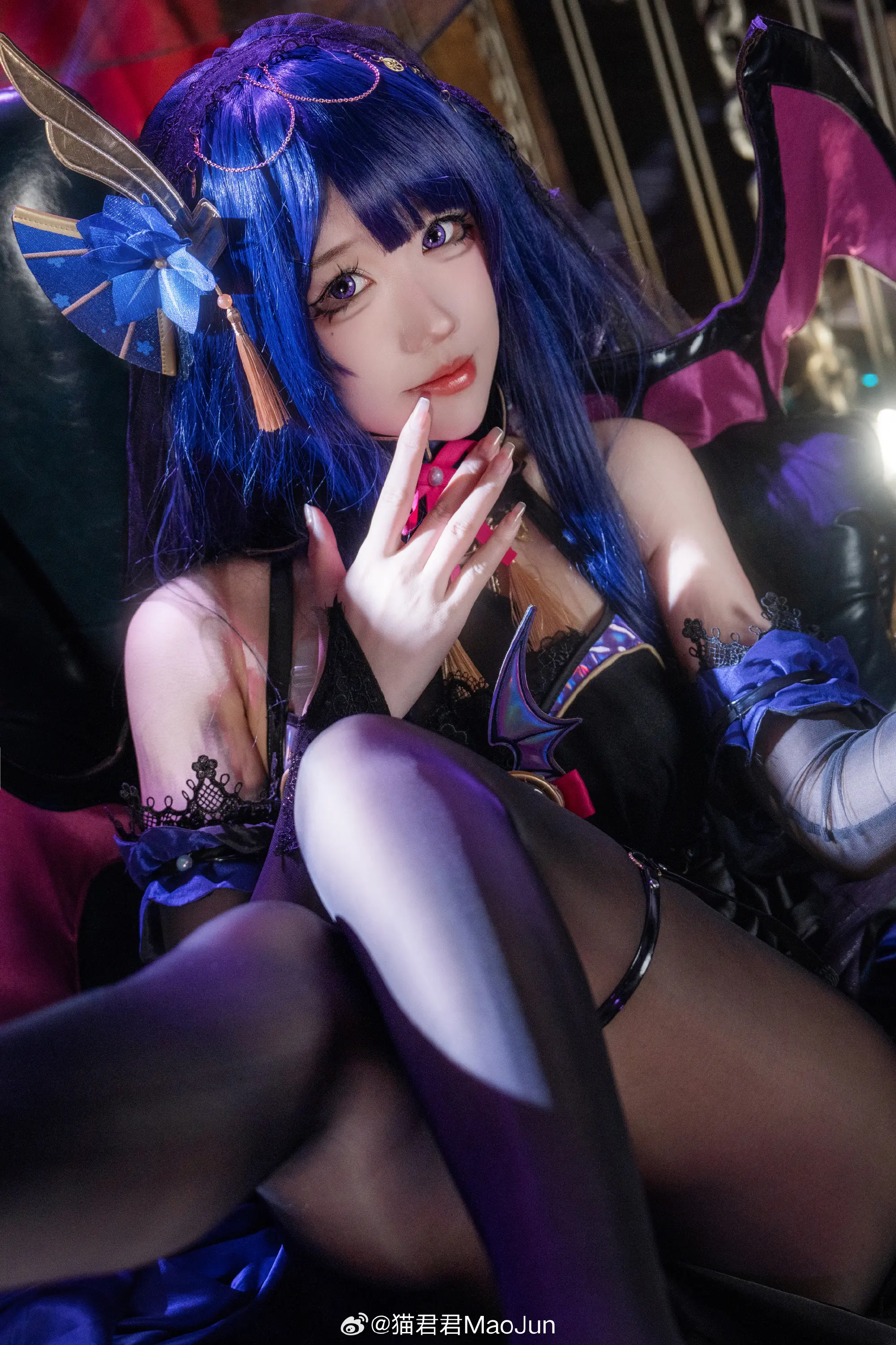 cosplay 啊～是你召唤的魅魔嘛？原神 雷电将军@猫君君MaoJun COSPLAY-第8张