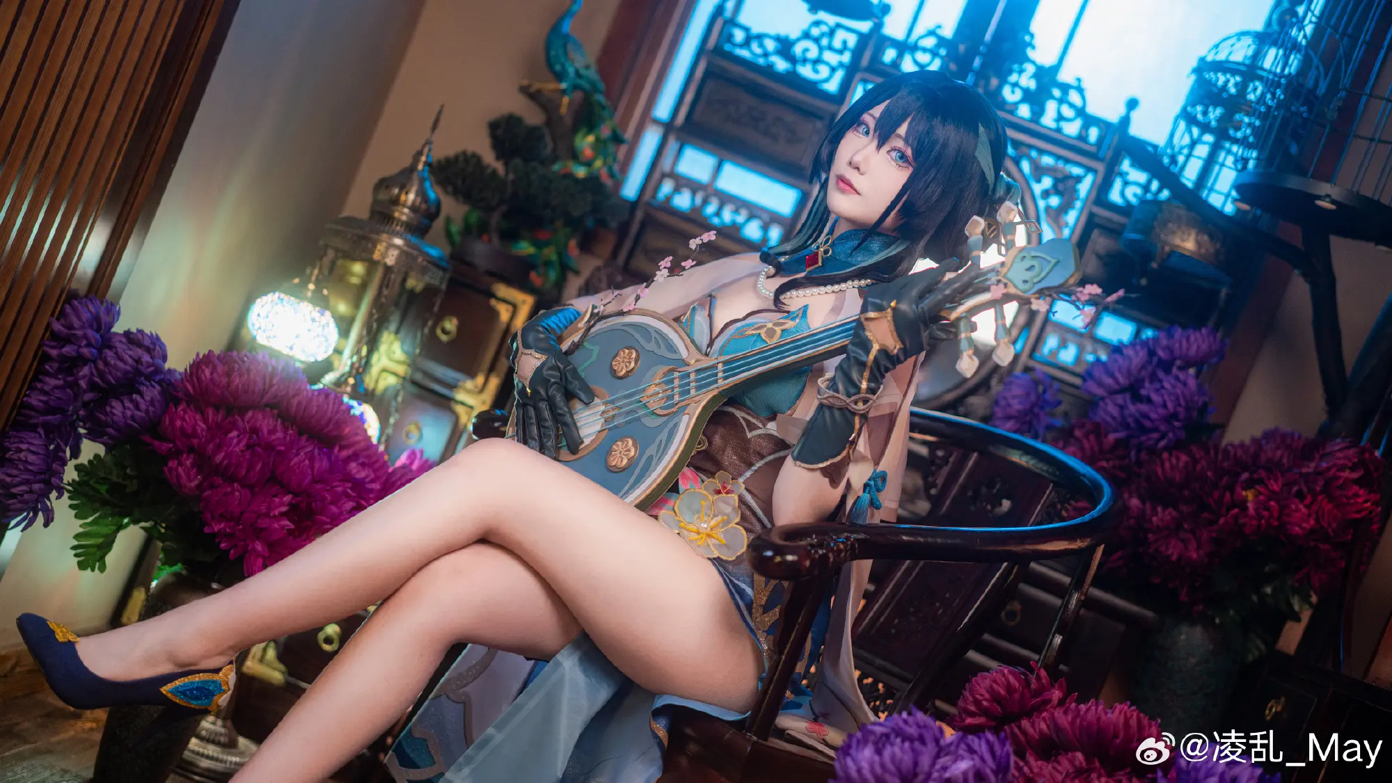COSPLAY 琴音周而复始 万物本质如一 崩坏：星穹铁道 阮·梅 COS@凌乱_May COSPLAY-第3张