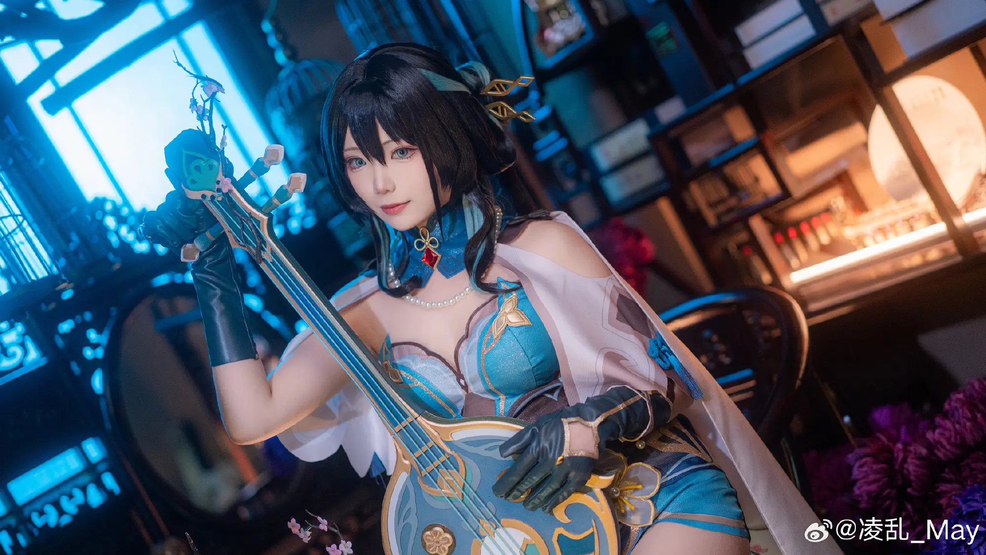COSPLAY 琴音周而复始 万物本质如一 崩坏：星穹铁道 阮·梅 COS@凌乱_May COSPLAY-第6张