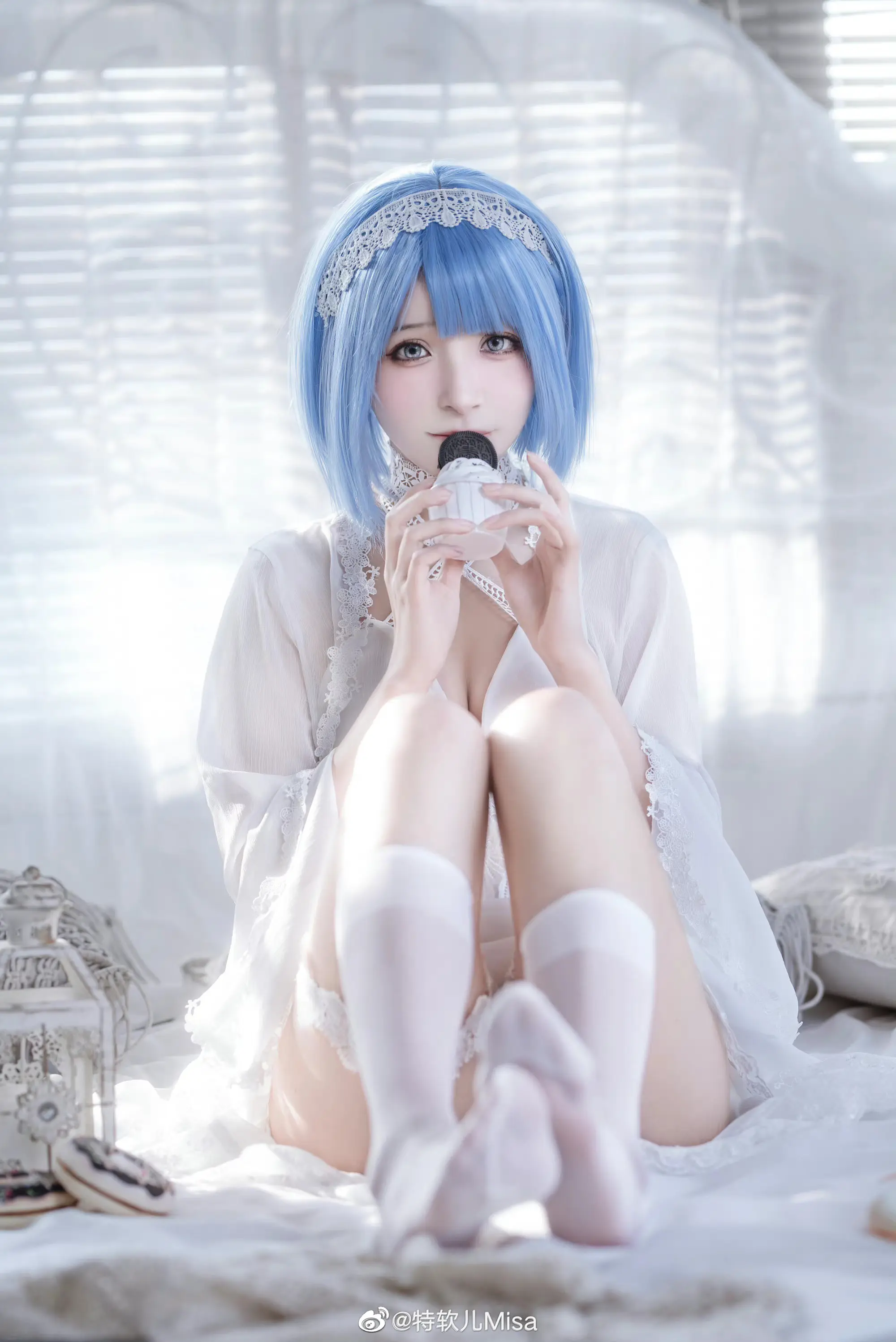 COSPLAY 指挥官来聊聊天吧? 互相了解才是最重要的，不是吗？碧蓝航线 恰巴耶夫@特软软Misa-公众号小姨ai