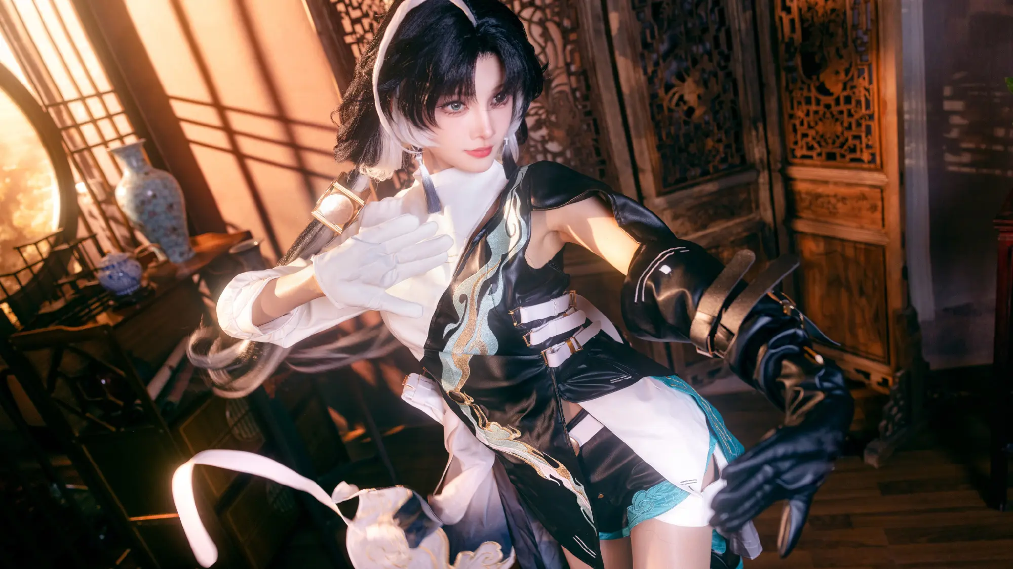 COSPLAY 气聚天地，日累月积。随风出拳，如此而已。 鸣潮 鉴心@宵鱼鱼 COSPLAY-第1张