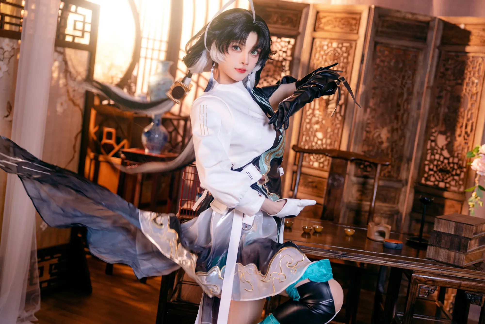 COSPLAY 气聚天地，日累月积。随风出拳，如此而已。 鸣潮 鉴心@宵鱼鱼 COSPLAY-第3张