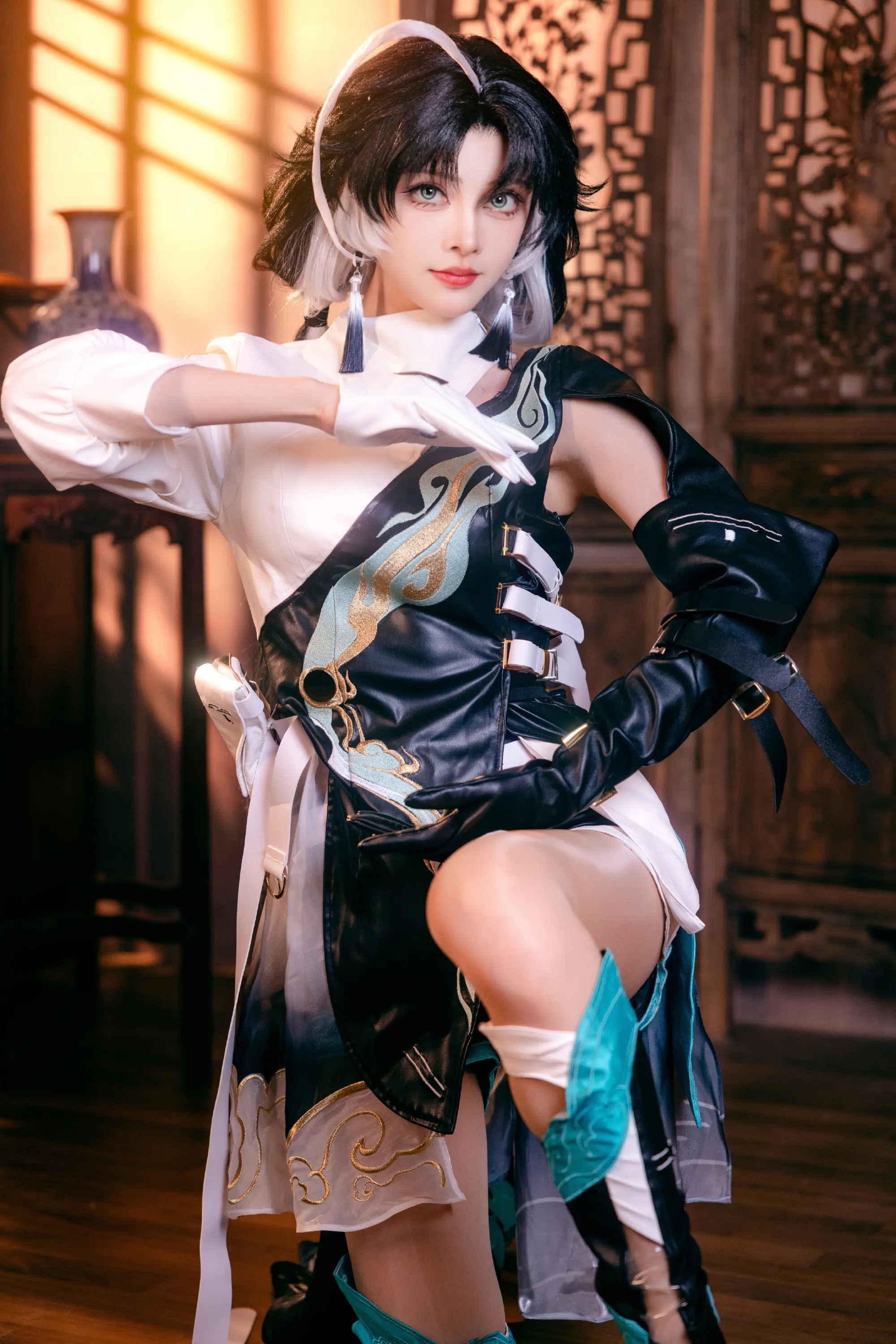 COSPLAY 气聚天地，日累月积。随风出拳，如此而已。 鸣潮 鉴心@宵鱼鱼 COSPLAY-第4张