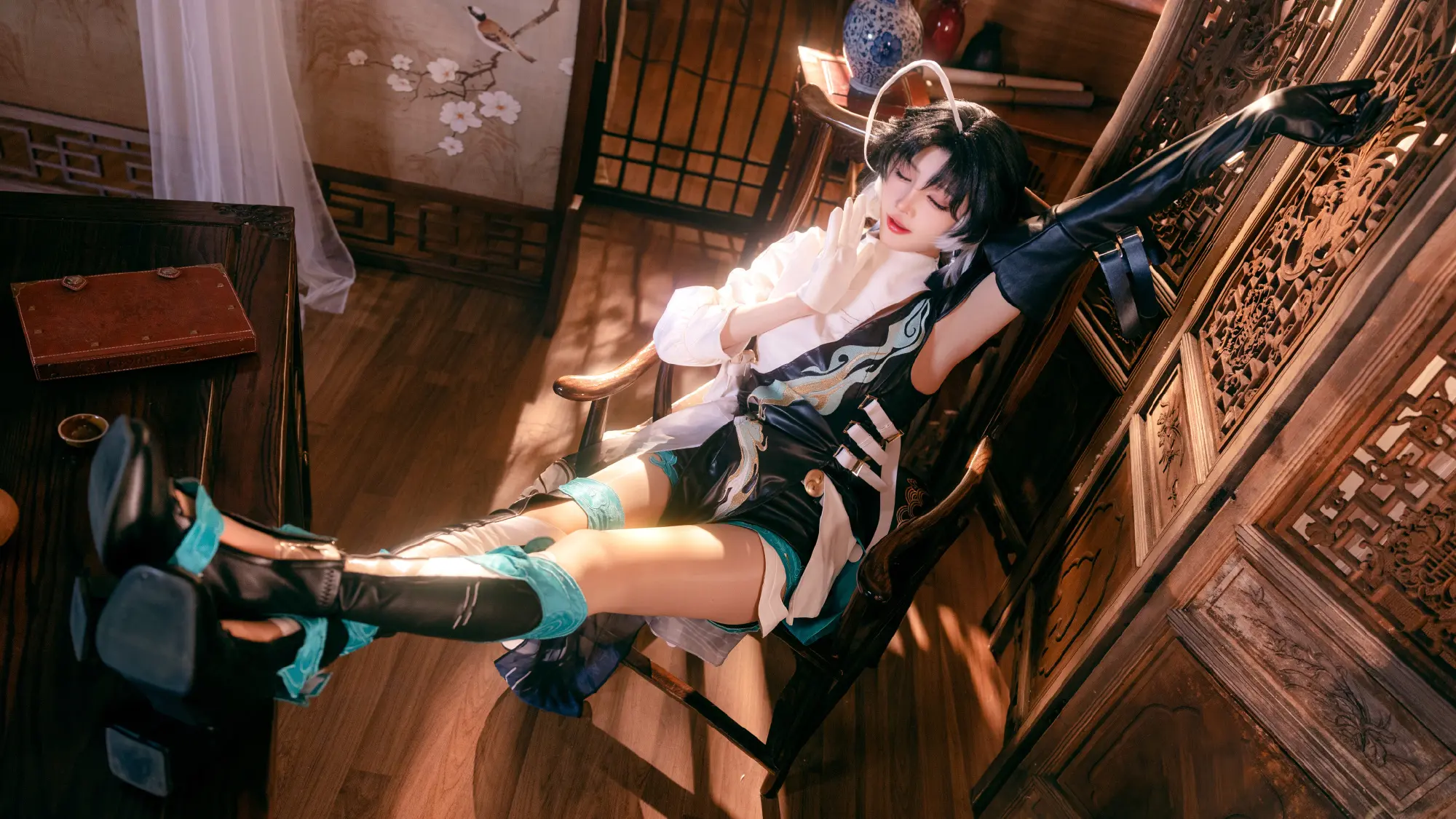 COSPLAY 气聚天地，日累月积。随风出拳，如此而已。 鸣潮 鉴心@宵鱼鱼 COSPLAY-第6张