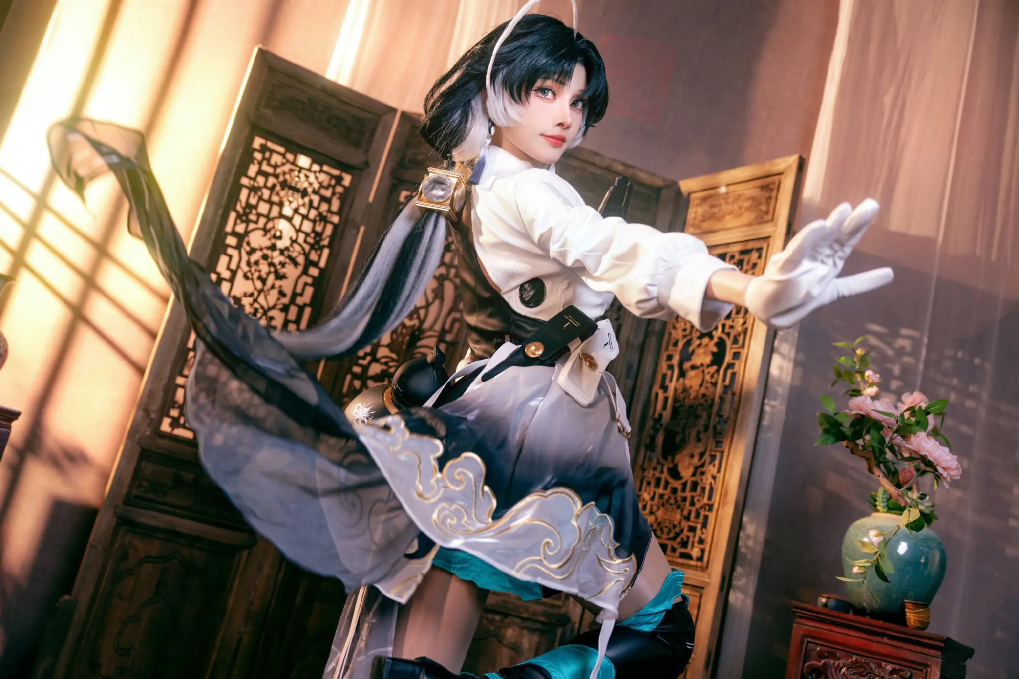 COSPLAY 气聚天地，日累月积。随风出拳，如此而已。 鸣潮 鉴心@宵鱼鱼 COSPLAY-第9张