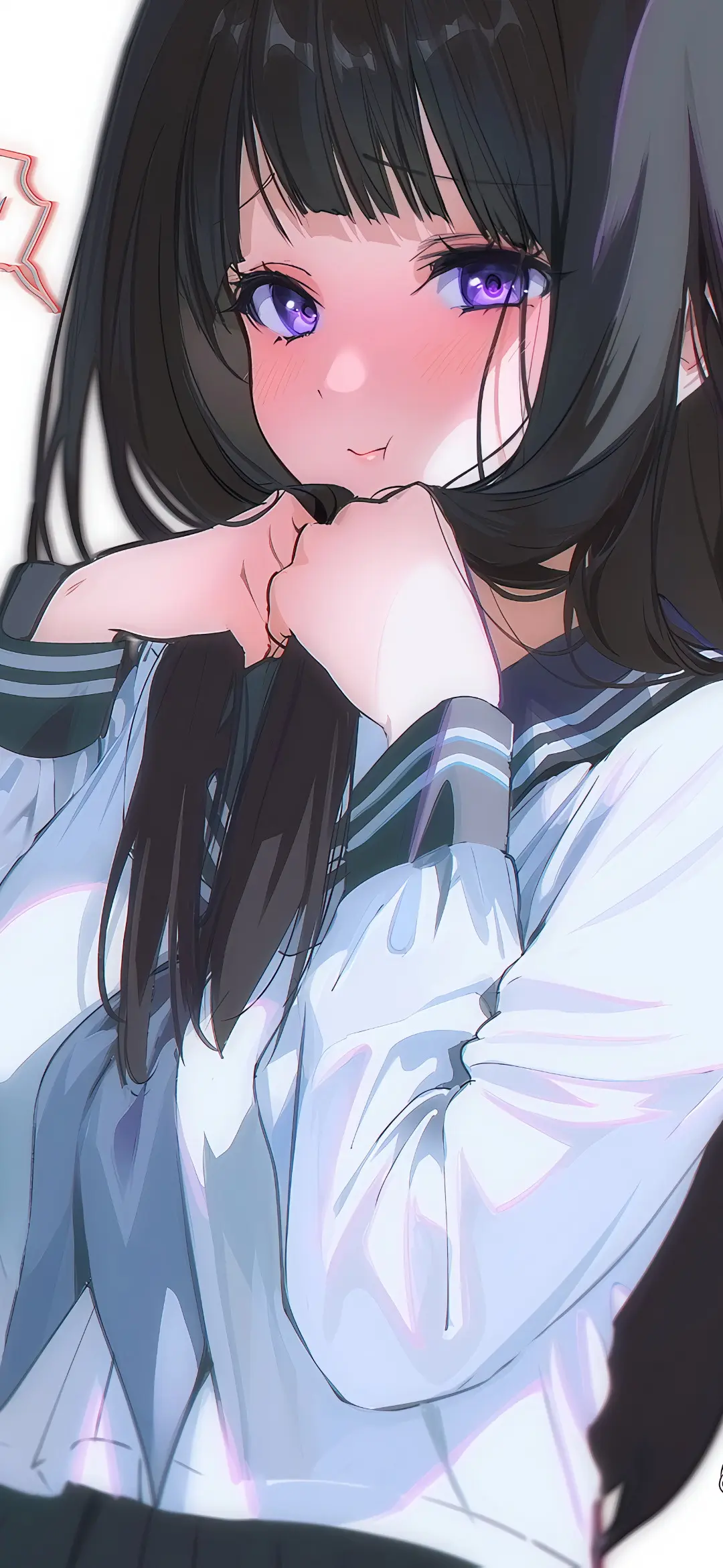 【动漫壁纸】原神 申鹤 碧蓝档案 早濑优香 JK制服少女 花火 很爱很爱你没人能代替 壁纸-第3张
