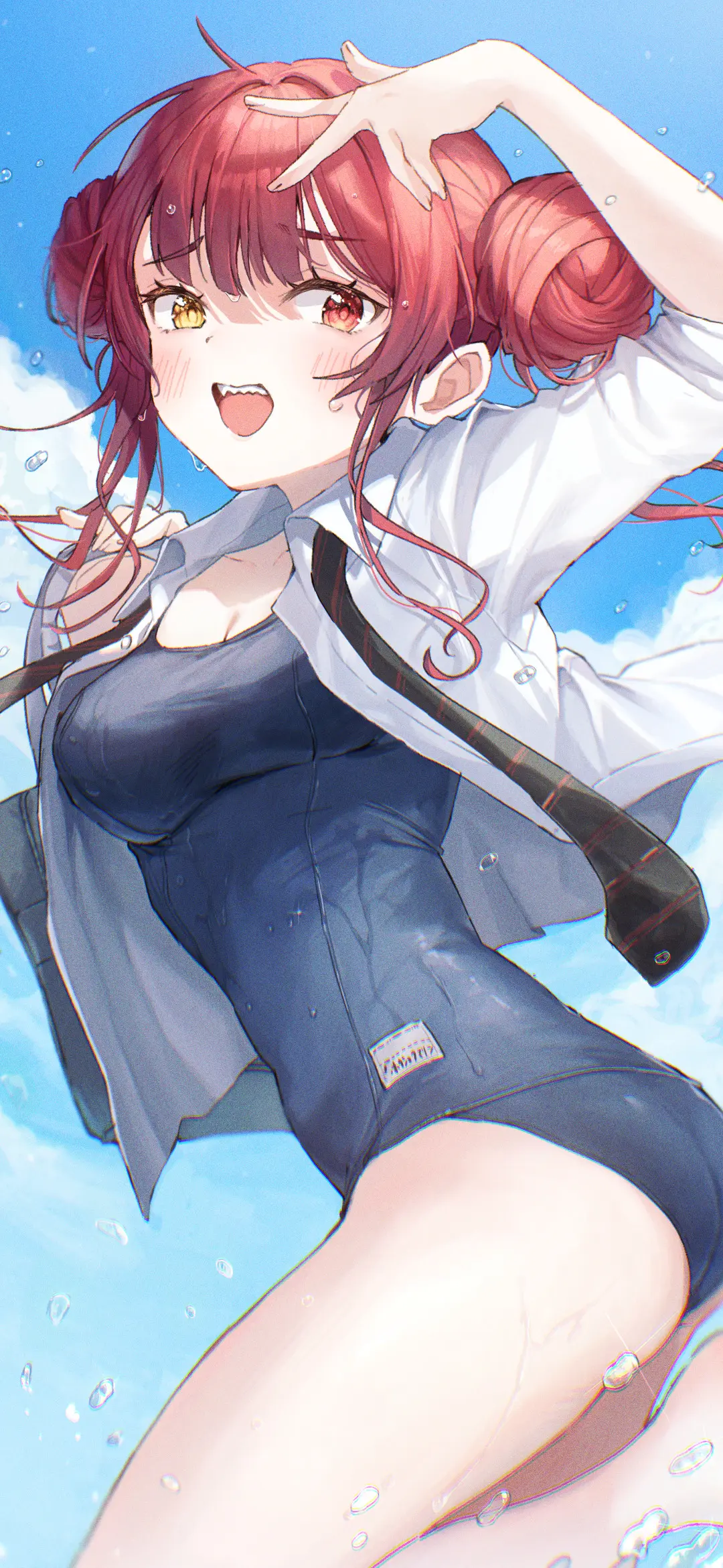 【动漫壁纸】原神 申鹤 碧蓝档案 早濑优香 JK制服少女 花火 很爱很爱你没人能代替 壁纸-第10张