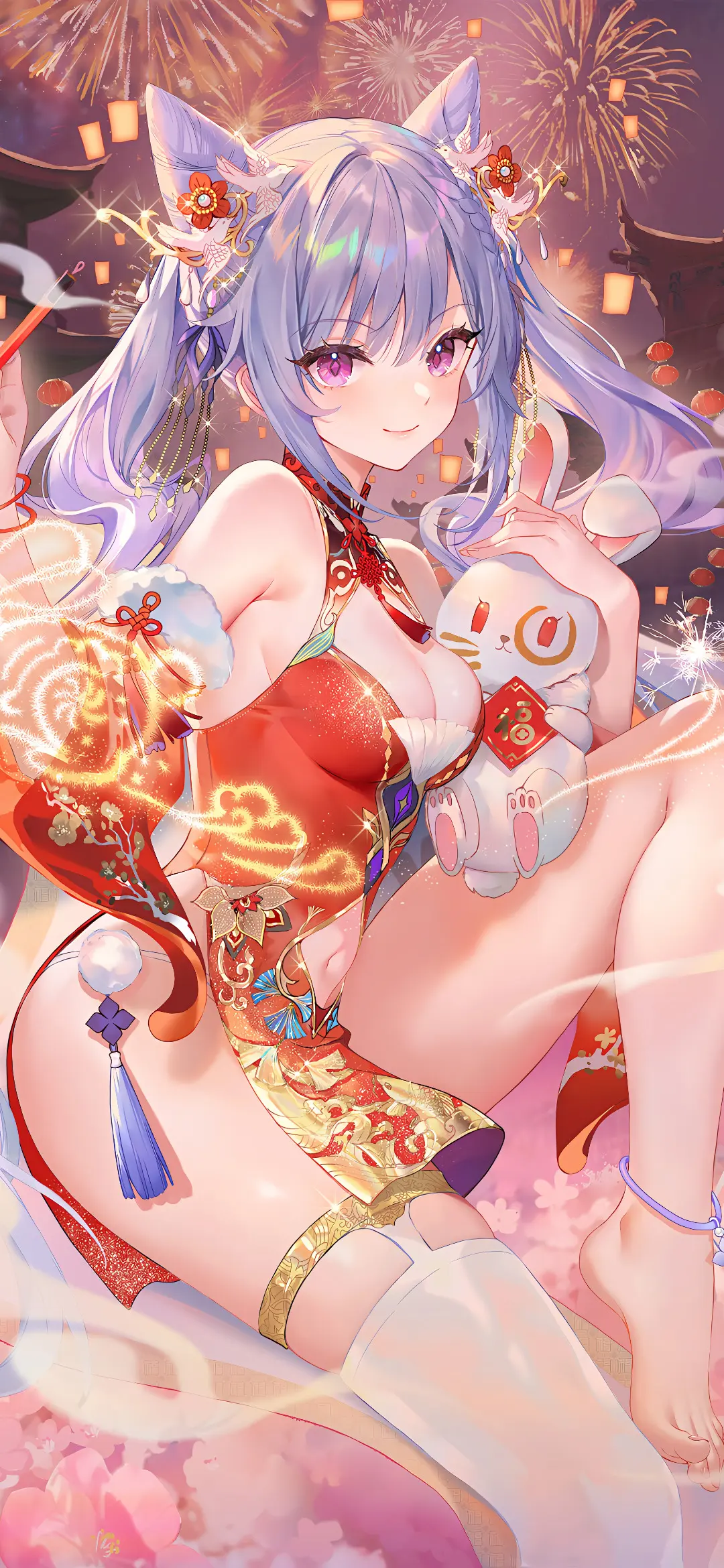【动漫壁纸】雷姆 原神 小草神 明日方舟 斯卡蒂 崩坏卡芙卡  世界奇奇怪怪你却可可爱爱-公众号小姨ai