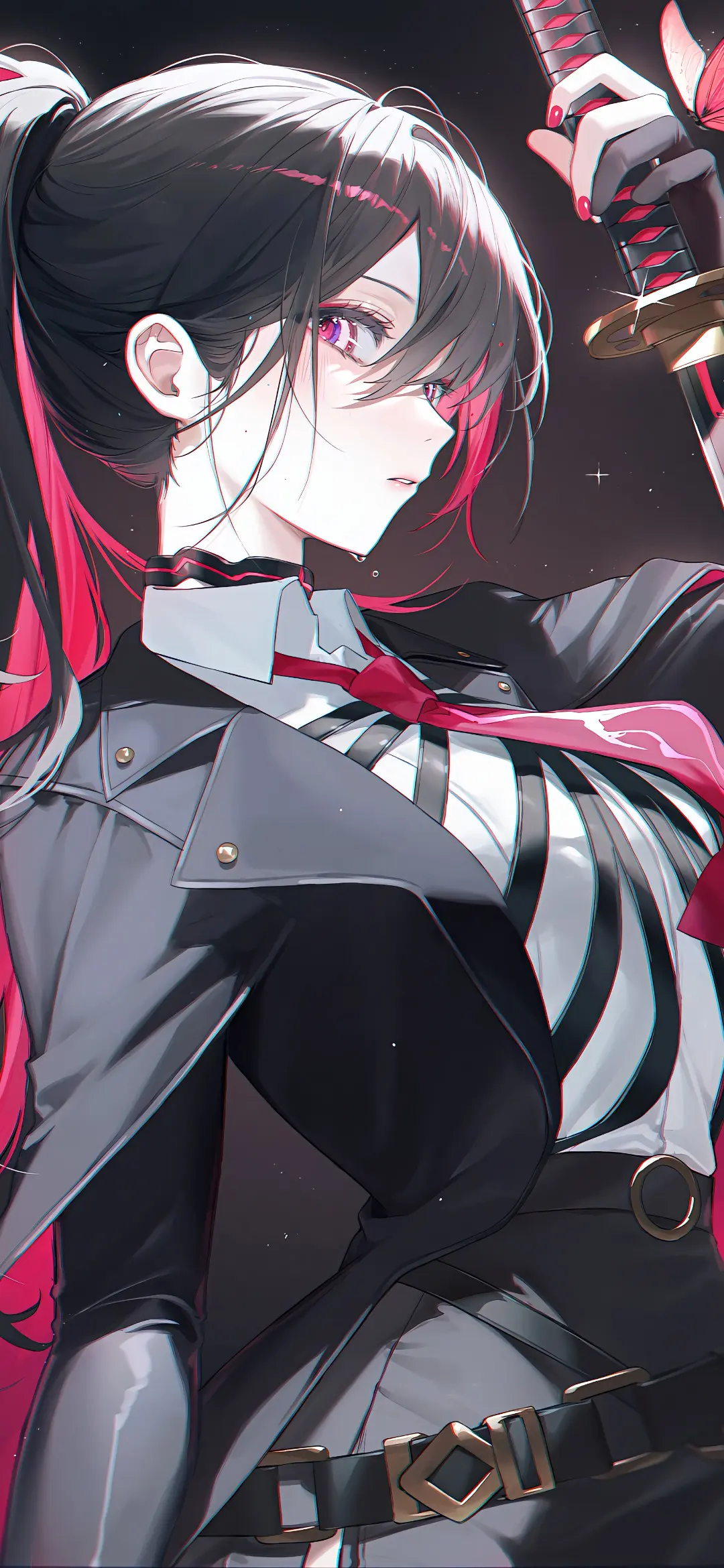 【动漫壁纸】2B小姐姐 雷姆 兽耳少女 樱花树的花瓣 将浪漫一路铺满 壁纸-第10张