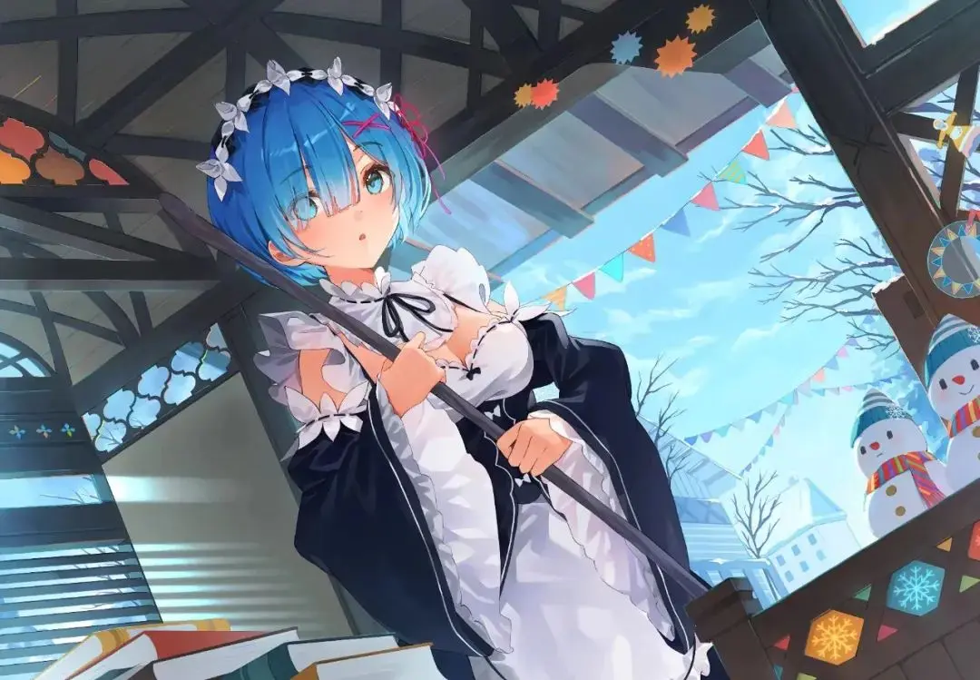 【动漫壁纸】2B小姐姐 雷姆 兽耳少女 樱花树的花瓣 将浪漫一路铺满 壁纸-第12张