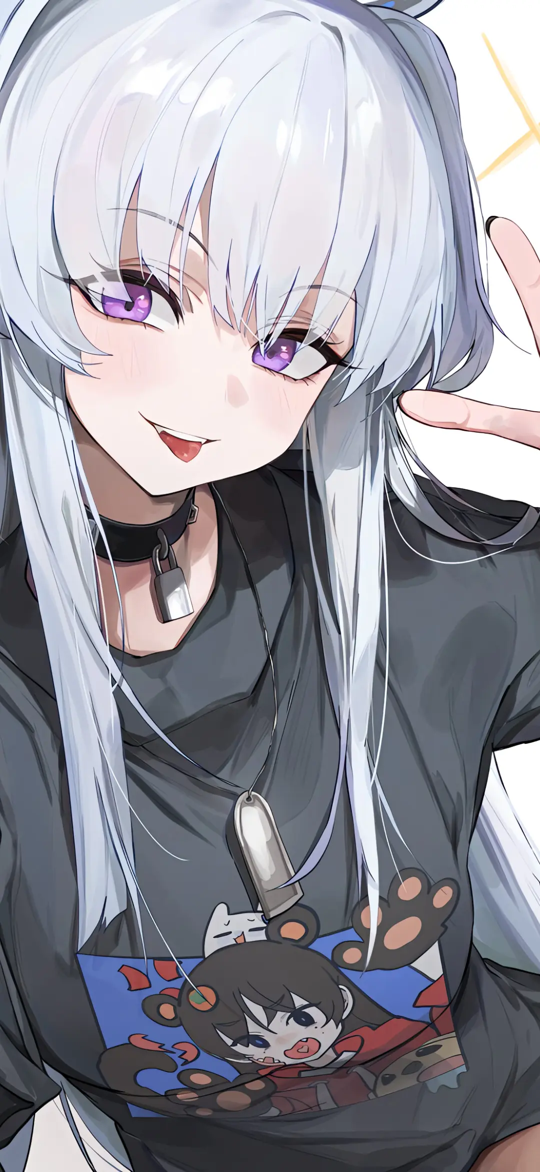 【动漫壁纸】初音未来 Miku公主 流萤 兽耳 制服少女 亲爱的你会不会有时候偶尔也曾想起我 壁纸-第3张