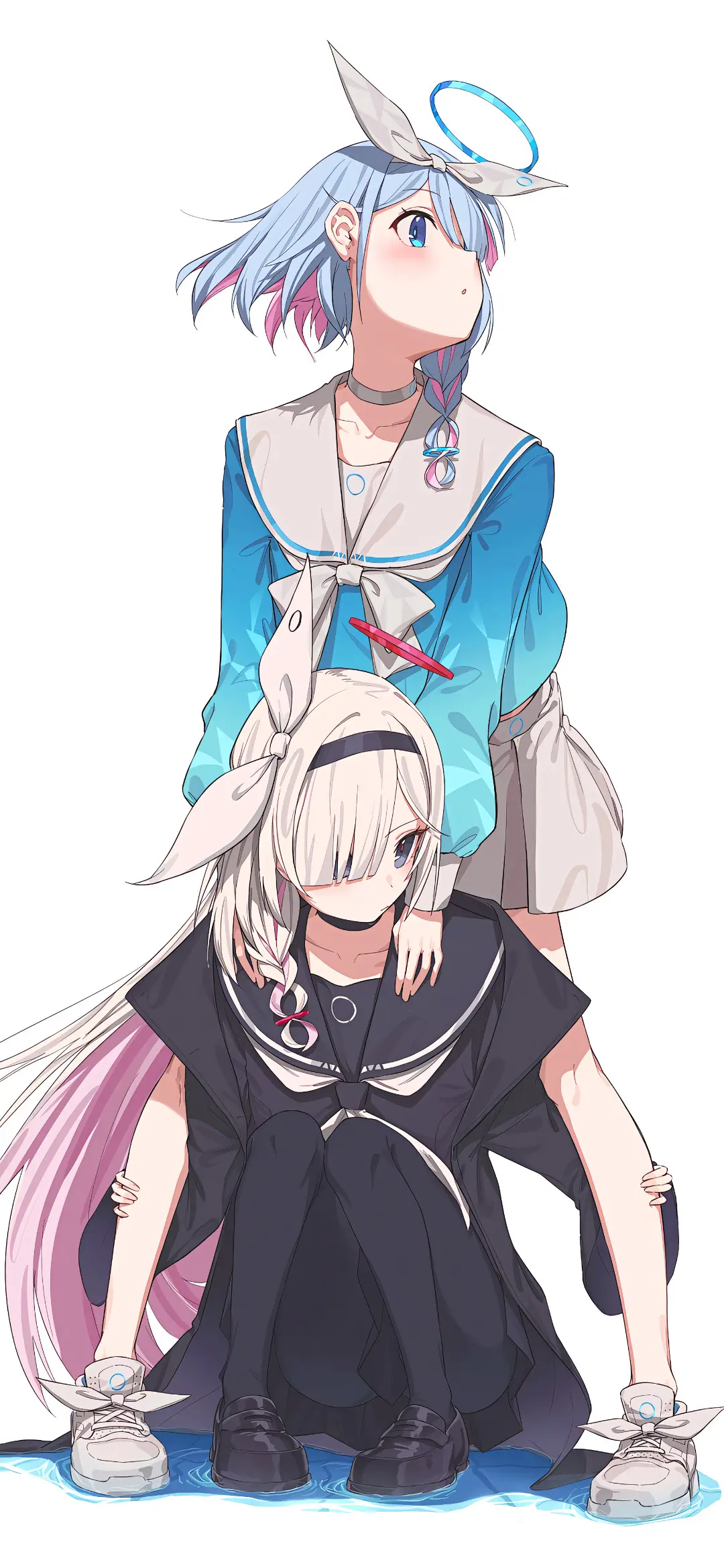 【动漫壁纸】初音未来 Miku公主 流萤 兽耳 制服少女 亲爱的你会不会有时候偶尔也曾想起我 壁纸-第4张