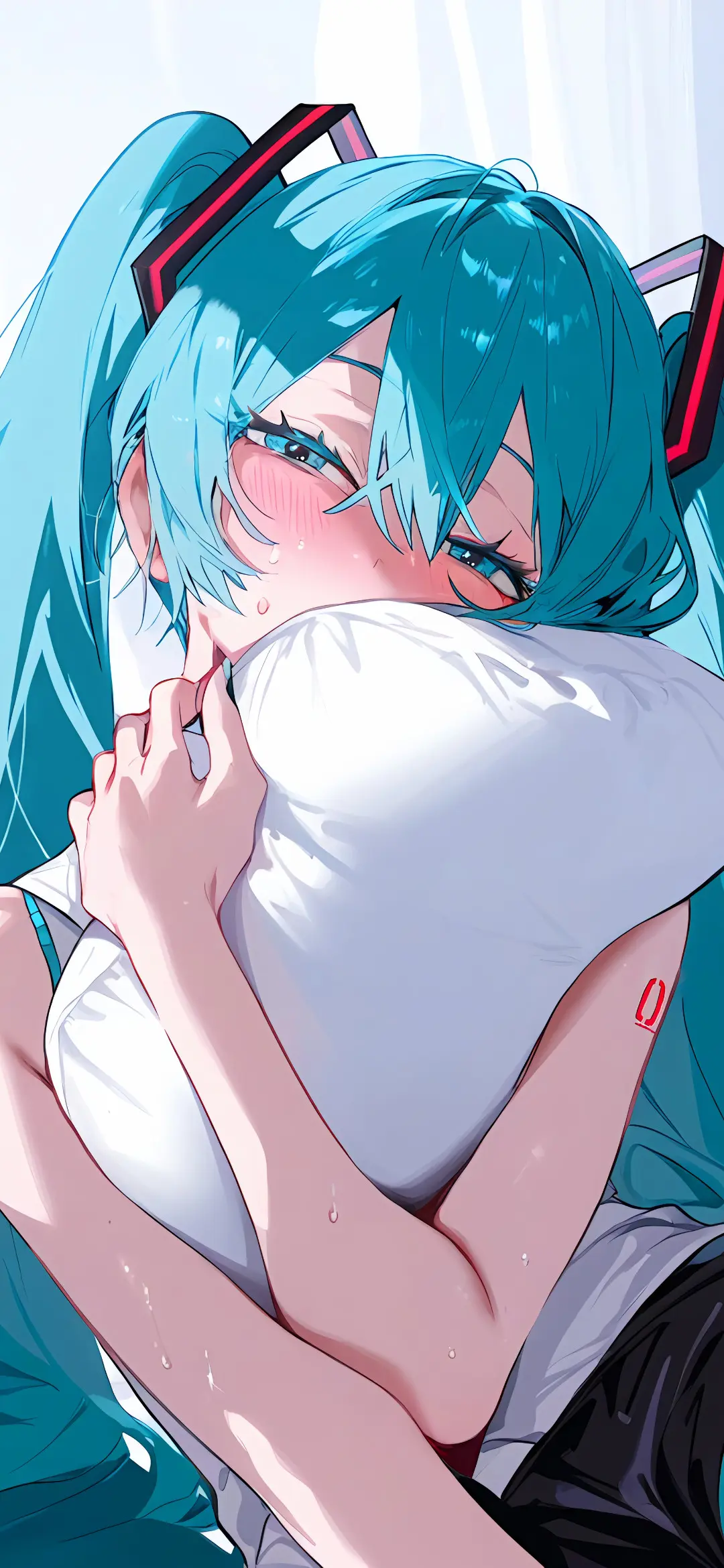 【动漫壁纸】初音未来 Miku公主 流萤 兽耳 制服少女 亲爱的你会不会有时候偶尔也曾想起我 壁纸-第17张
