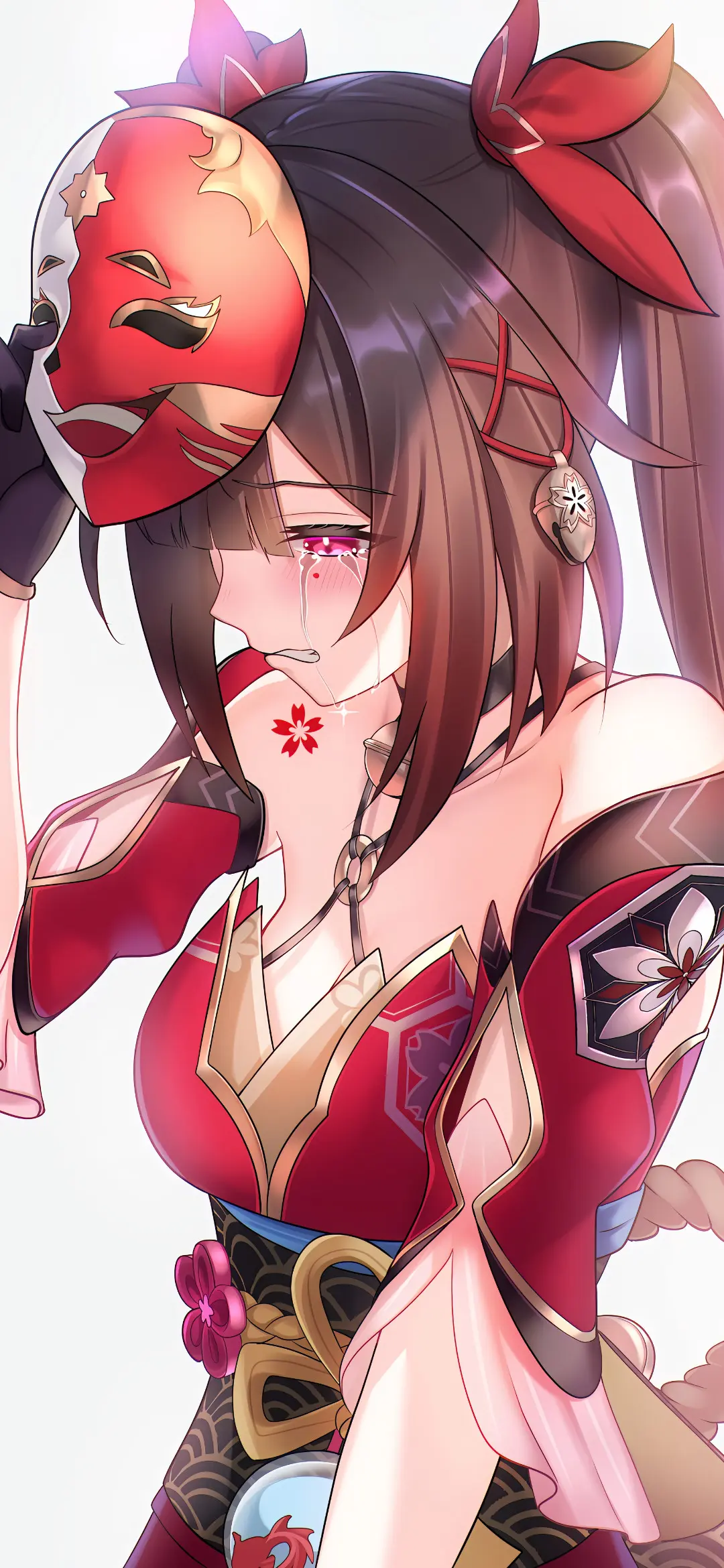 【动漫壁纸】原神 申鹤 兽耳银发少女 花火 我最想念炙热 傍晚相拥 你在身边 壁纸-第15张