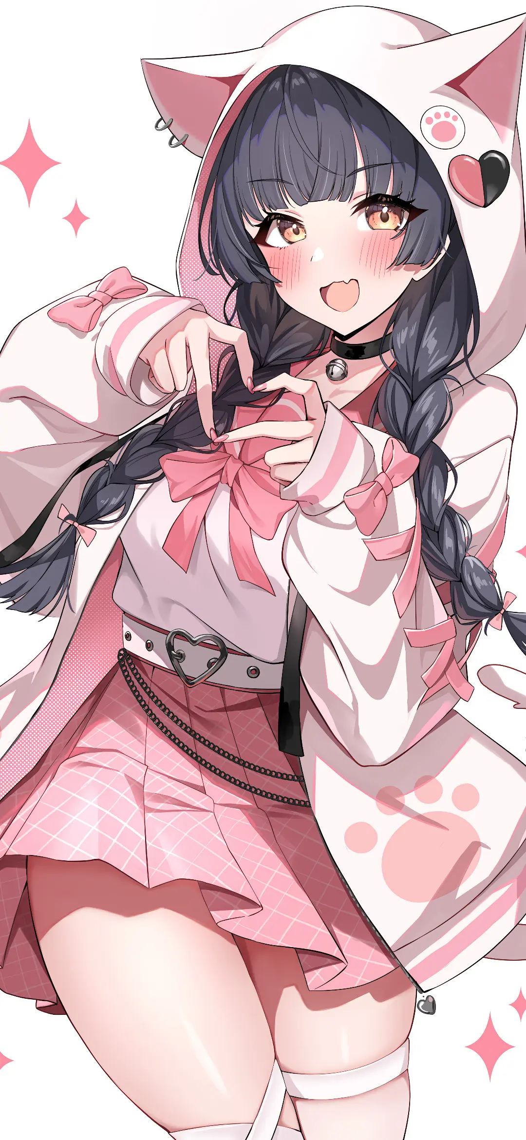 【动漫壁纸】原神 申鹤 兽耳银发少女 花火 我最想念炙热 傍晚相拥 你在身边 壁纸-第18张