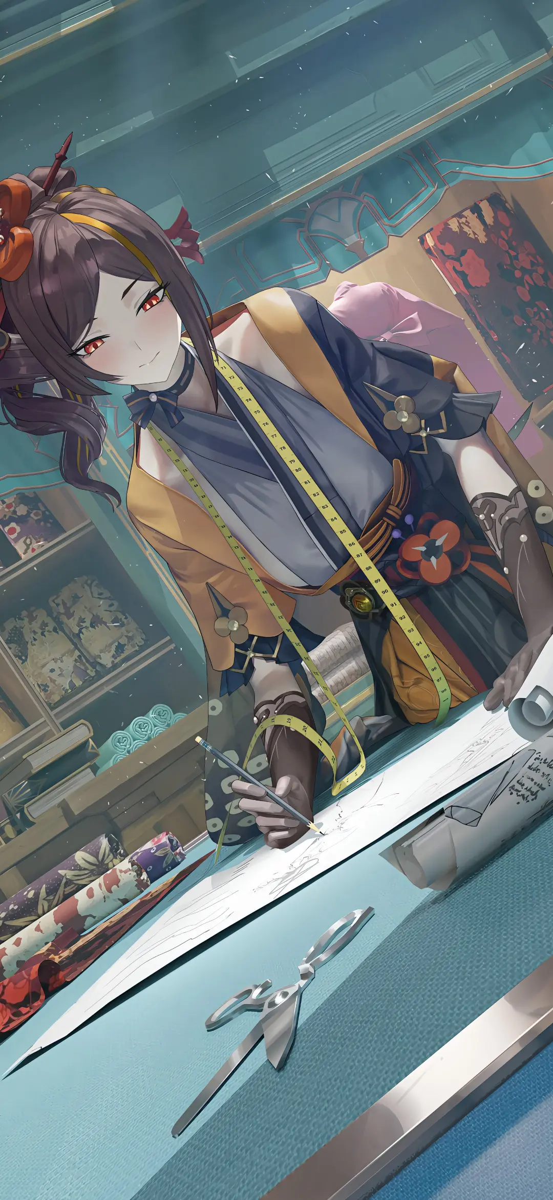 【动漫壁纸】原神 甘雨 热裤兽耳少女 星穹铁道 流萤 花火 纯真的容颜都随季节而蜕变 壁纸-第3张
