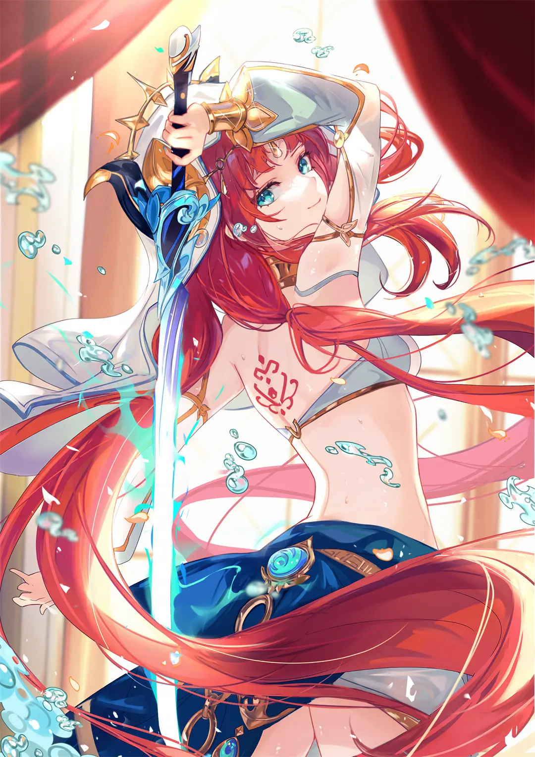 【P站画师】原神 胡桃 妮露 八重神子 甘雨 芙宁娜 申鹤 星穹铁道 卡芙卡 阮梅 符玄 插画师Vardan的美图壁纸作品推荐 手机壁纸-第4张