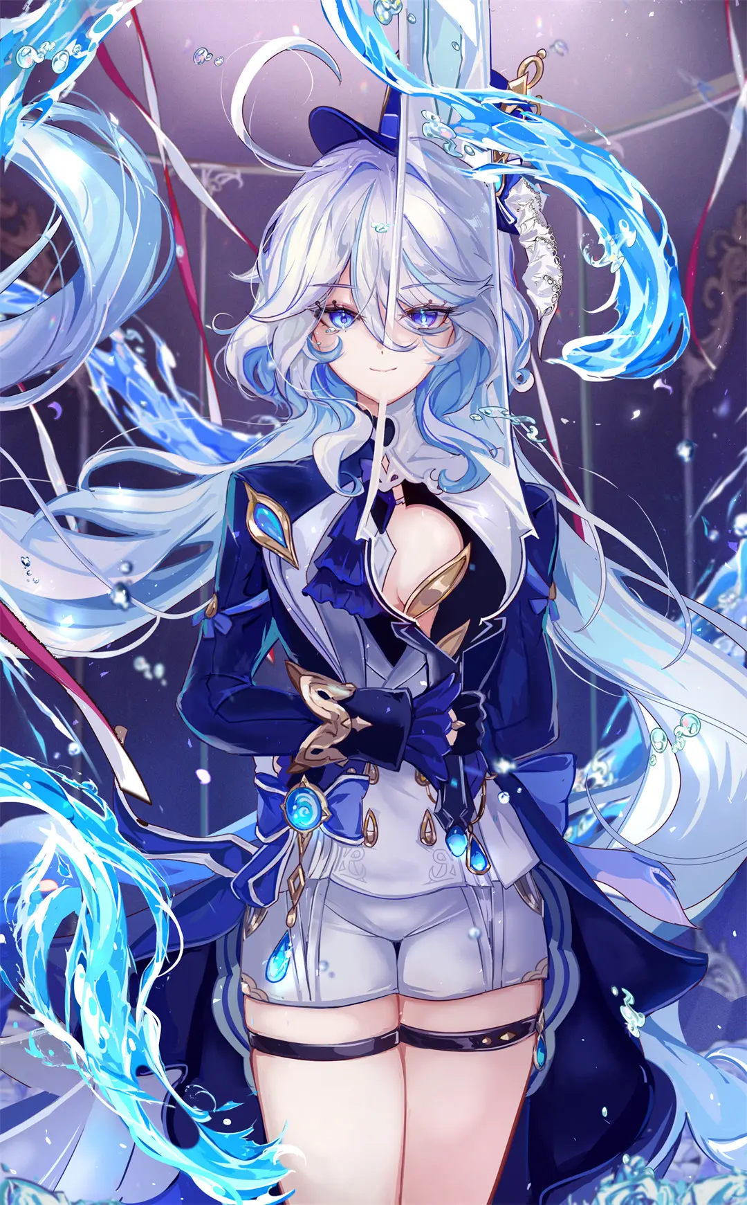 【P站画师】原神 胡桃 妮露 八重神子 甘雨 芙宁娜 申鹤 星穹铁道 卡芙卡 阮梅 符玄 插画师Vardan的美图壁纸作品推荐 手机壁纸-第6张