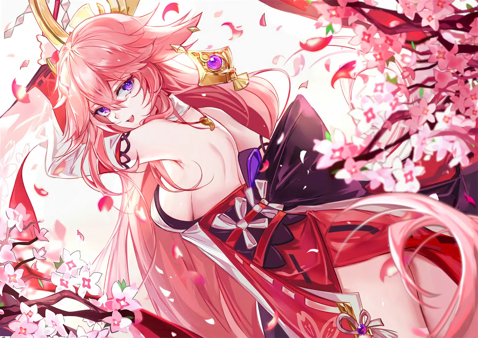 【P站画师】原神 胡桃 妮露 八重神子 甘雨 芙宁娜 申鹤 星穹铁道 卡芙卡 阮梅 符玄 插画师Vardan的美图壁纸作品推荐 手机壁纸-第9张